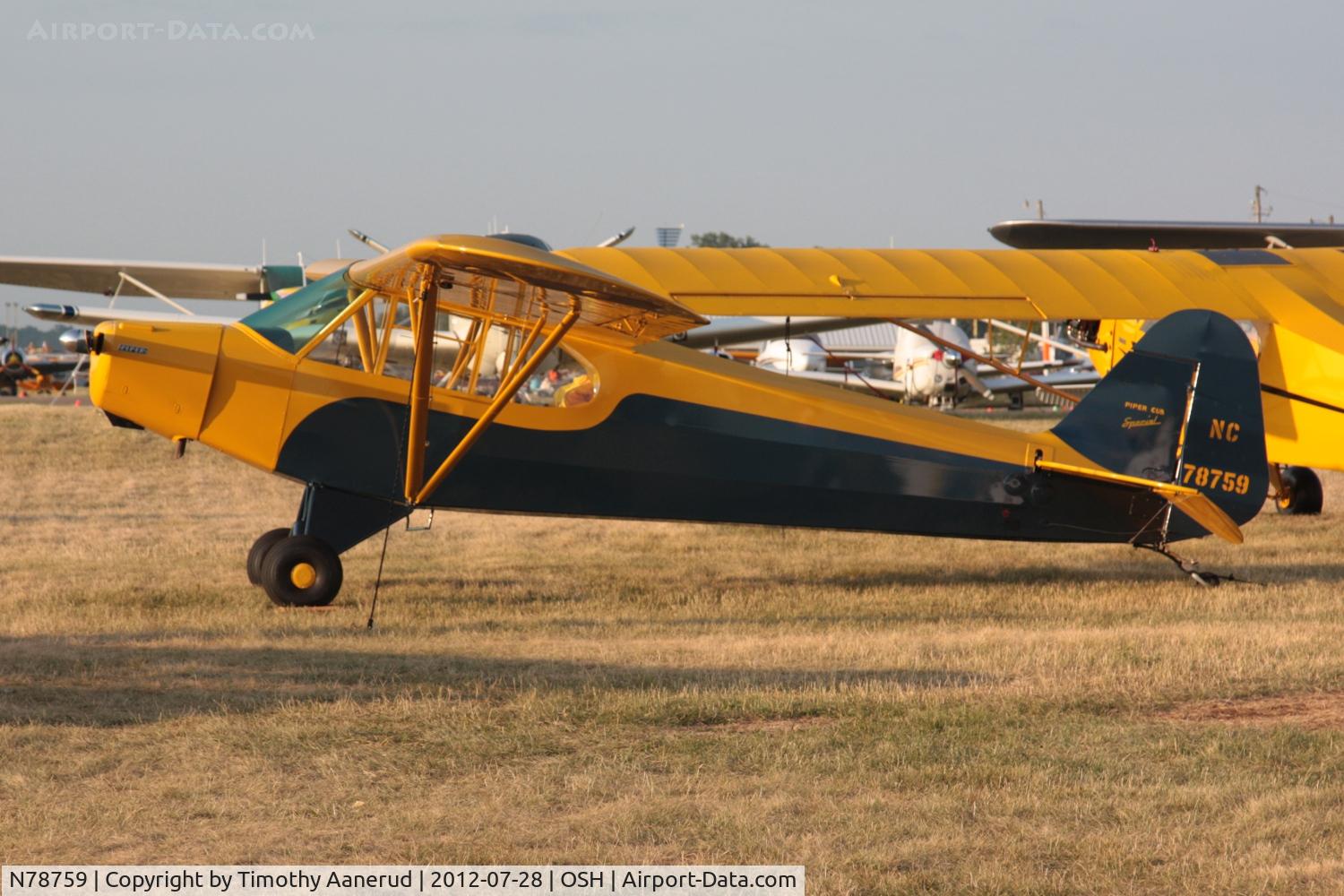 N78759, 1956 Piper PA-11 Cub Special C/N 11-1533, 1956 Piper PA-11, c/n: 11-1533