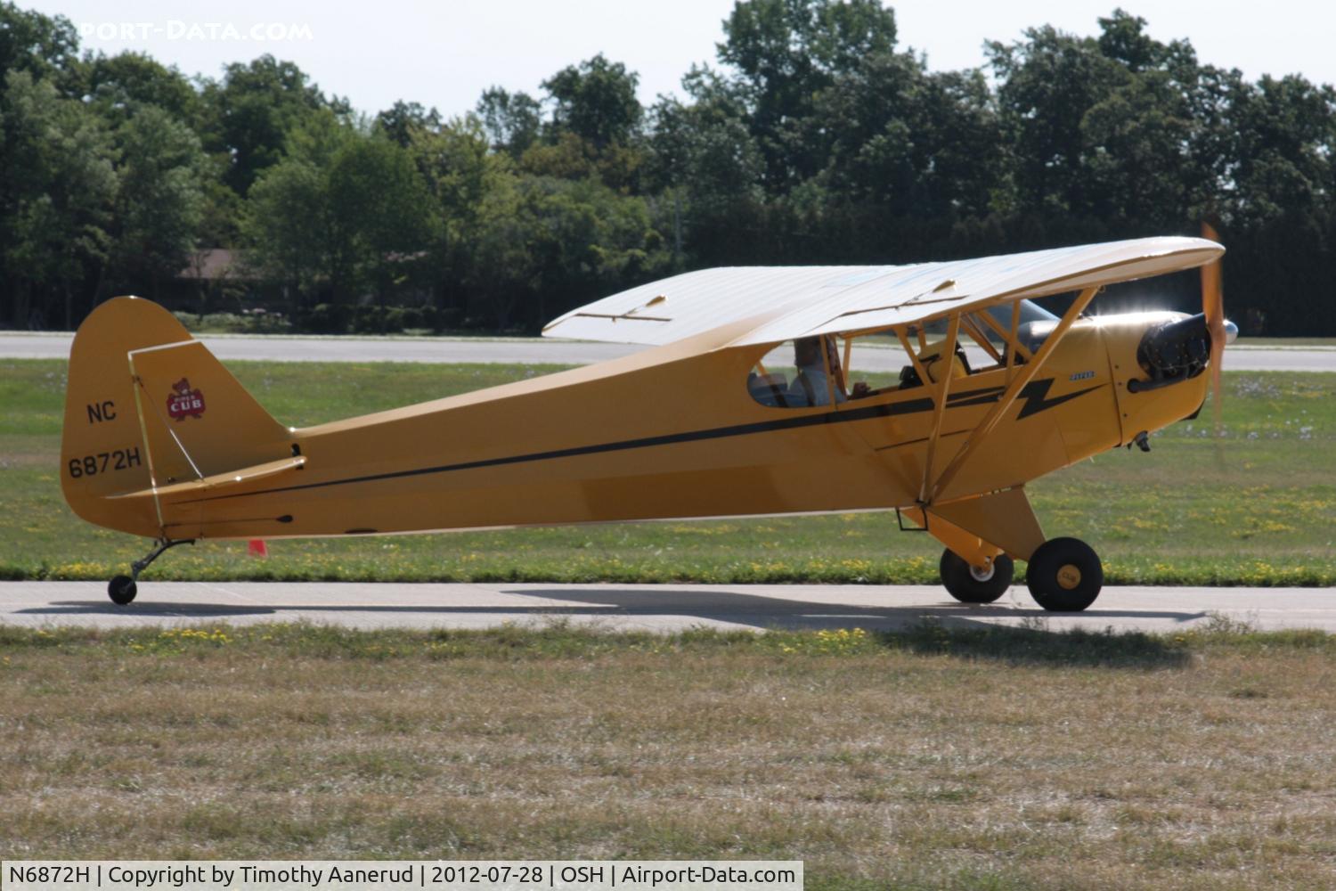 N6872H, 1946 Piper J3C-65 Cub C/N 20089, 1946 Piper J3C-65, c/n: 20089
