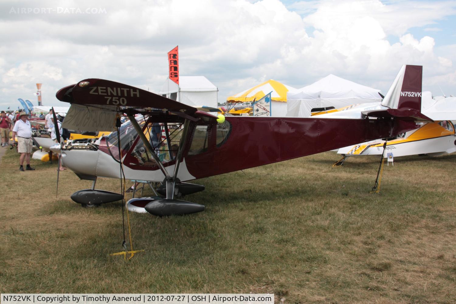 N752VK, 2012 Zenith STOL CH-750 C/N 75-8435, 2012 CH 750, c/n: 75-8435