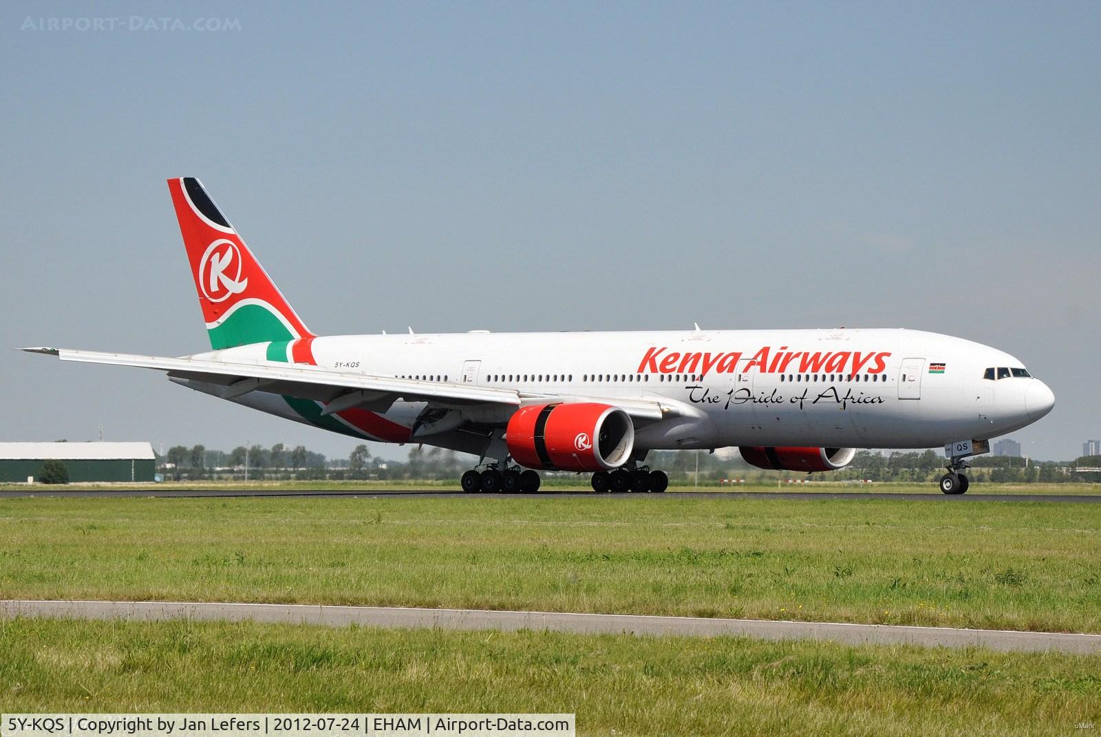 5Y-KQS, 2005 Boeing 777-2U8/ER C/N 33683, Kenia Airways