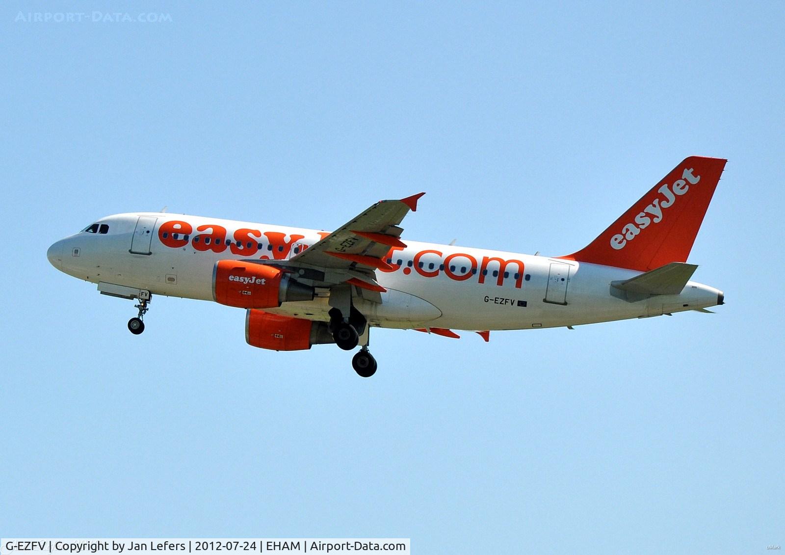 G-EZFV, 2010 Airbus A319-111 C/N 4327, easyJet