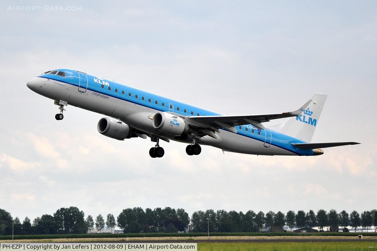 PH-EZP, 2010 Embraer 190LR (ERJ-190-100LR) C/N 19000347, KLM Cityhopper
