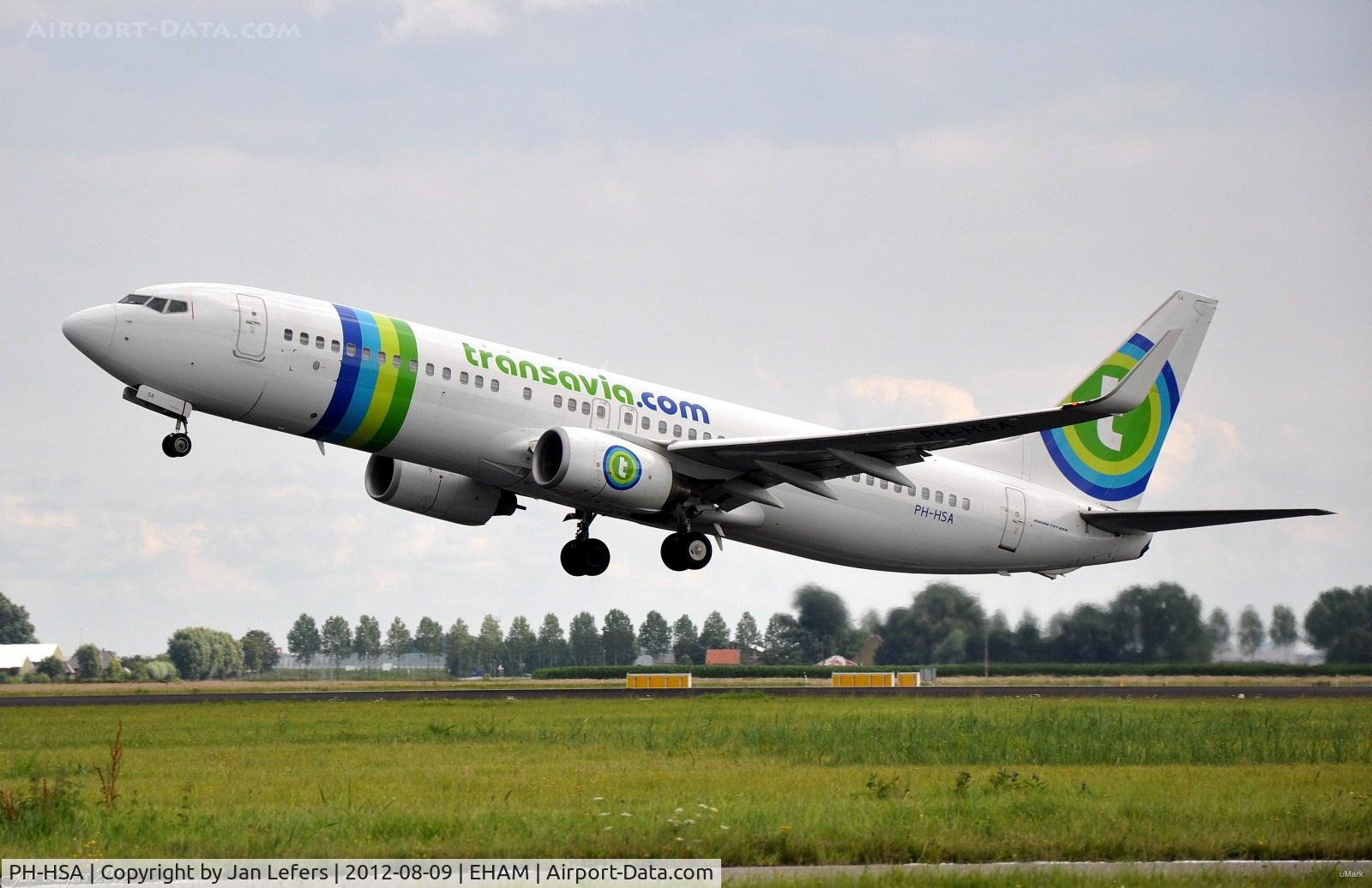 PH-HSA, 2009 Boeing 737-8K2 C/N 34171, Transavia