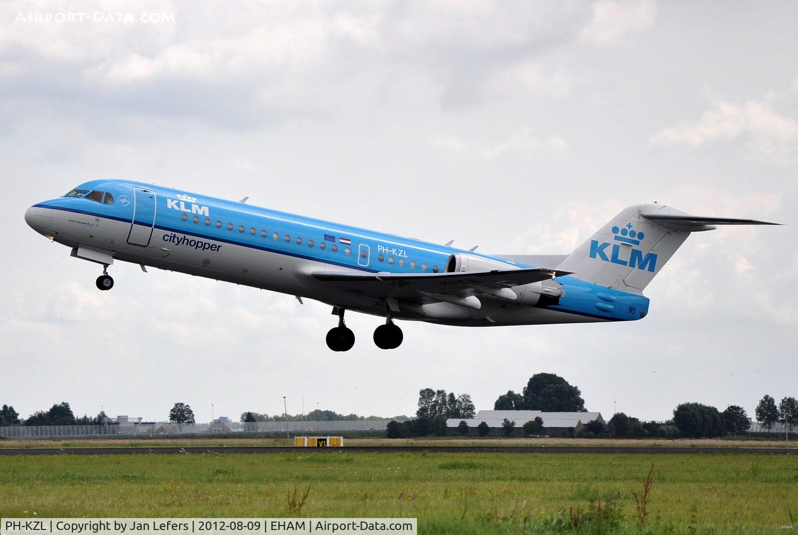 PH-KZL, 1995 Fokker 70 (F-28-0070) C/N 11536, KLM Cityhopper