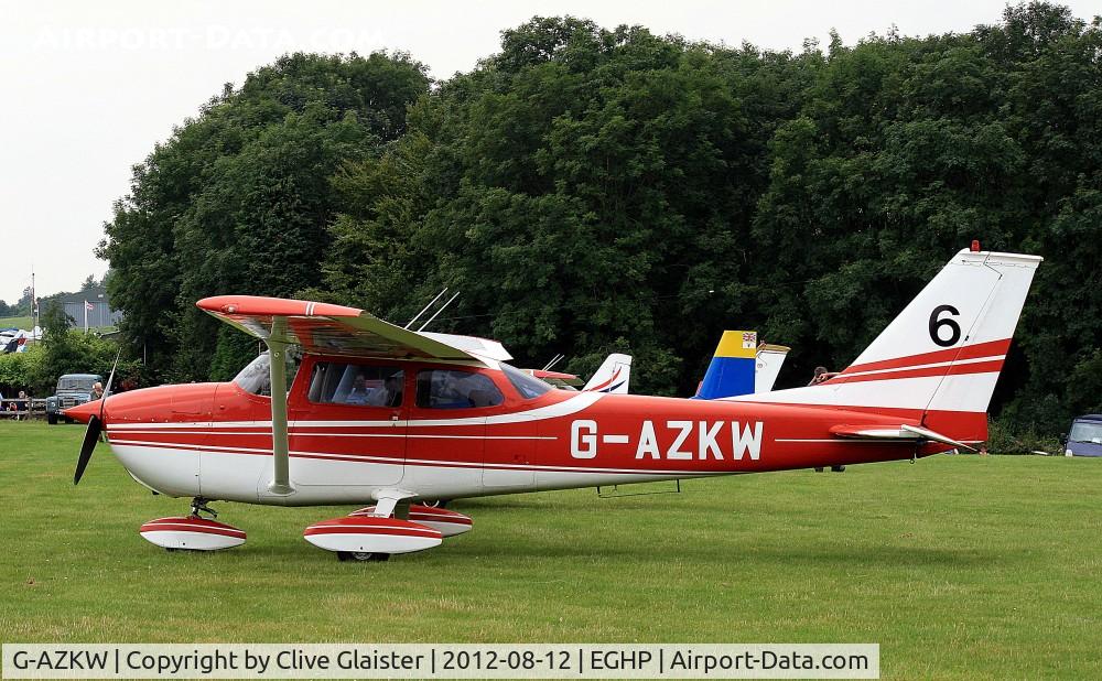 G-AZKW, 1972 Reims F172L Skyhawk C/N 0836, Originally owned to, Brymon Aviation Ltd December 1971 and currently in private hands since February 2010.