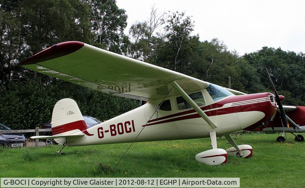 G-BOCI, 1950 Cessna 140A C/N 15497, Ex: N5366C > G-BOCI - Originally in private hands in November 1987 and currently with a Trustee of, Charlie India Aviators since April 2011.