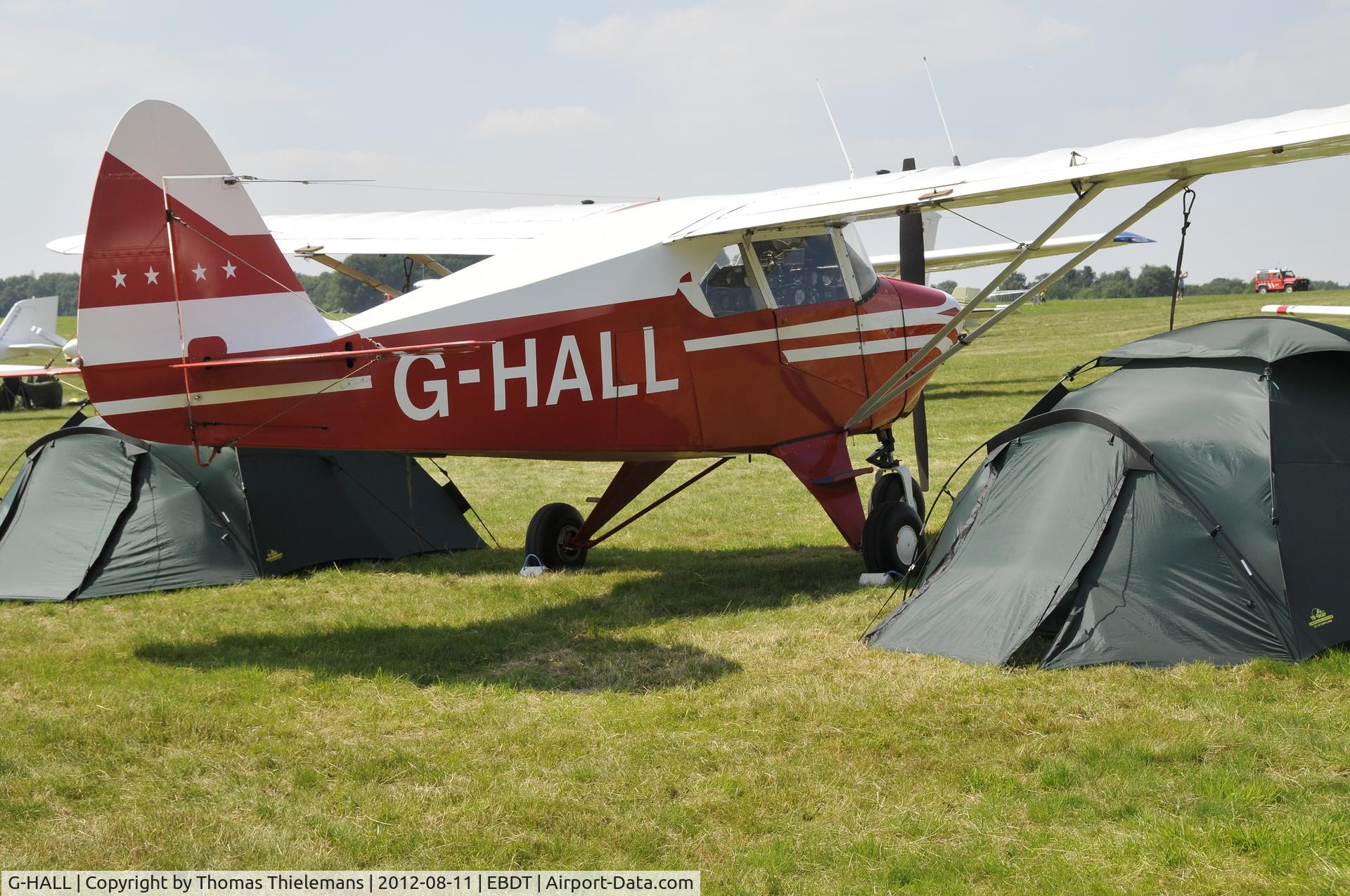 G-HALL, 1960 Piper PA-22-160 Tri Pacer C/N 22-7423, Fly In