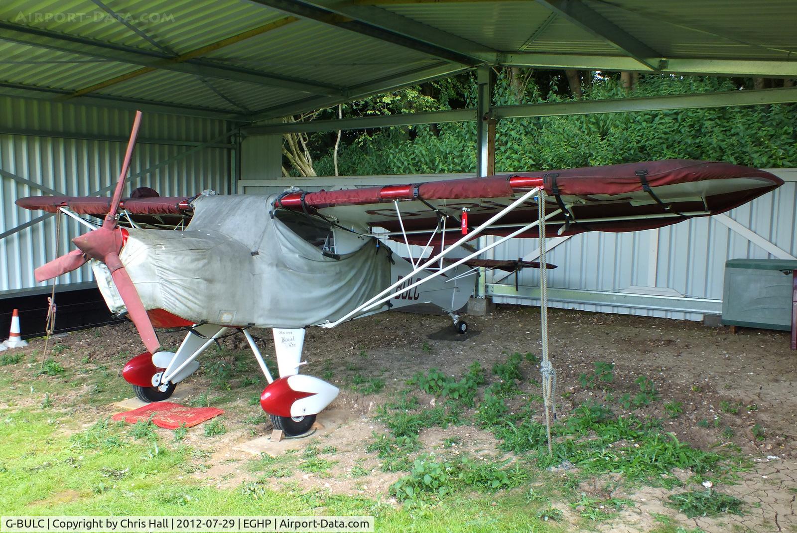 G-BULC, 1999 Light Aero Avid Speedwing Mark IV Flyer C/N PFA 189-12202, at Popham Airfield, Hampshire