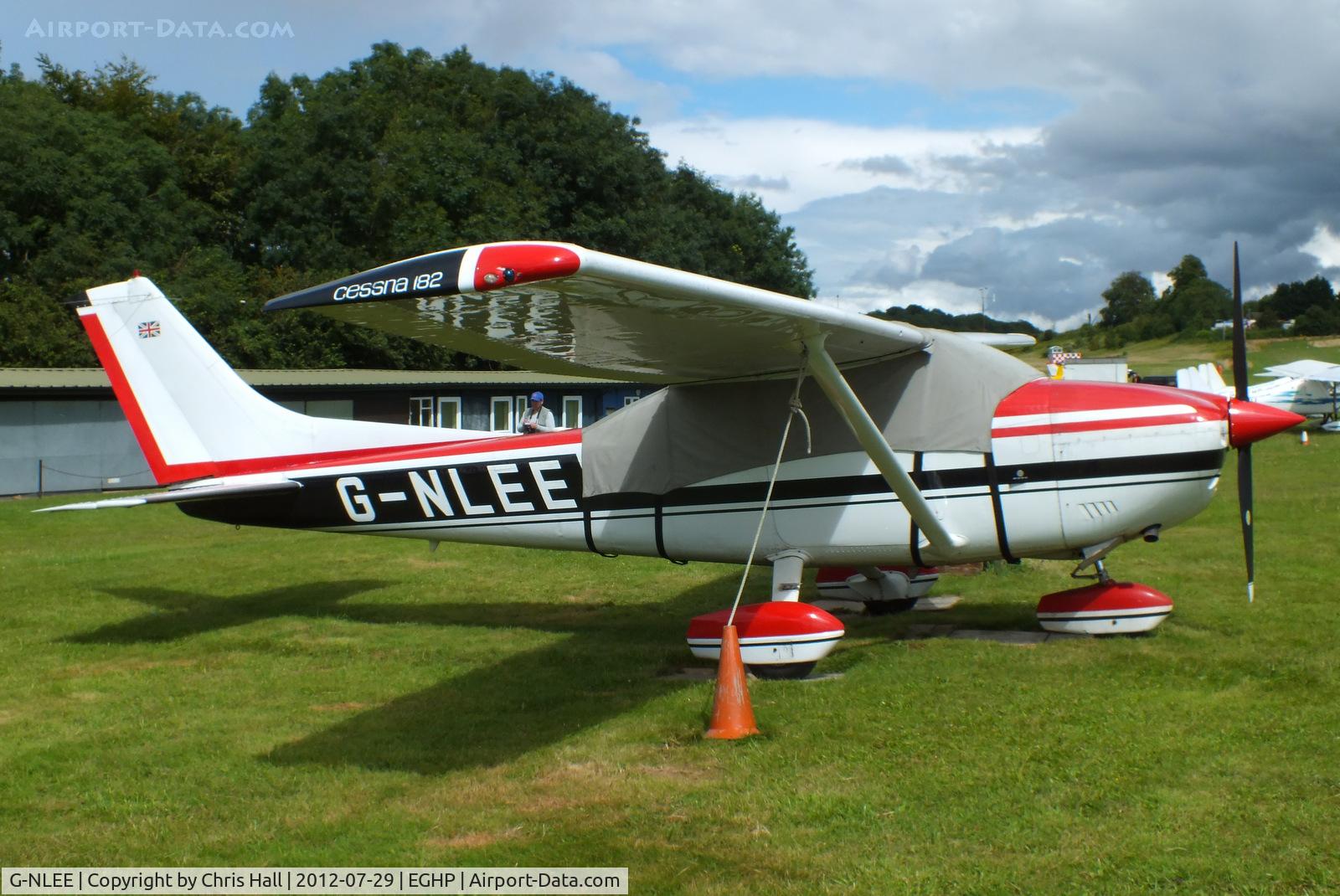 G-NLEE, 1977 Cessna 182Q Skylane C/N 182-65934, at Popham Airfield, Hampshire