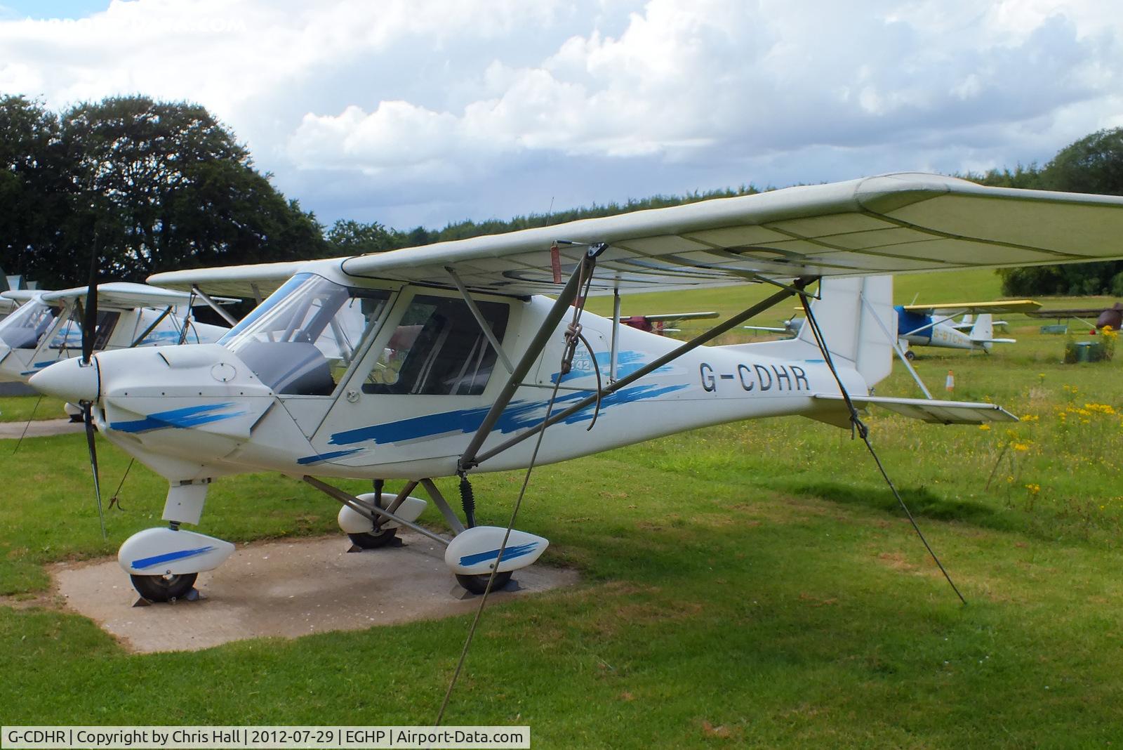 G-CDHR, 2005 Comco Ikarus C42 FB80 C/N 0502-6652, at Popham Airfield, Hampshire
