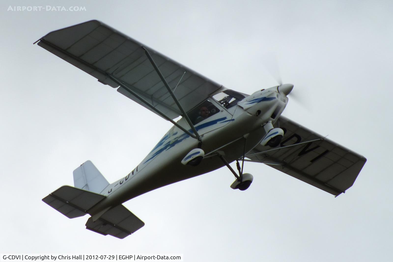 G-CDVI, 2006 Comco Ikarus C42 FB80 C/N 0602-6794, at Popham Airfield, Hampshire