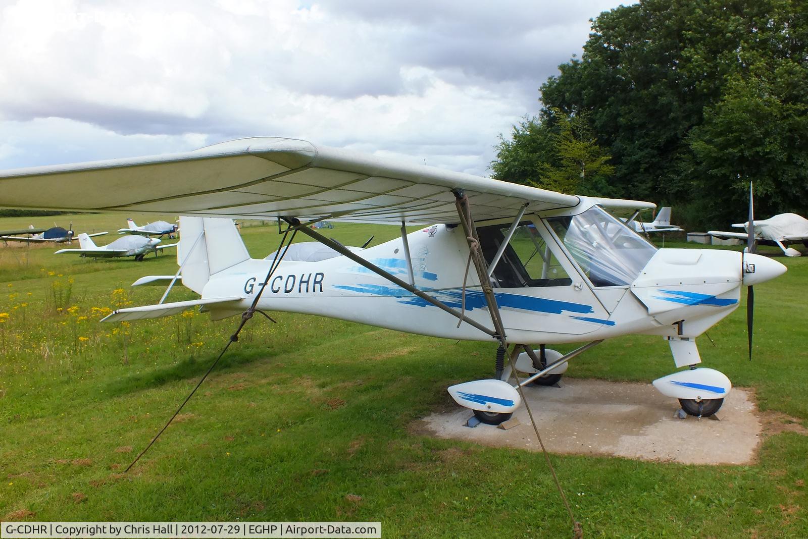G-CDHR, 2005 Comco Ikarus C42 FB80 C/N 0502-6652, at Popham Airfield, Hampshire