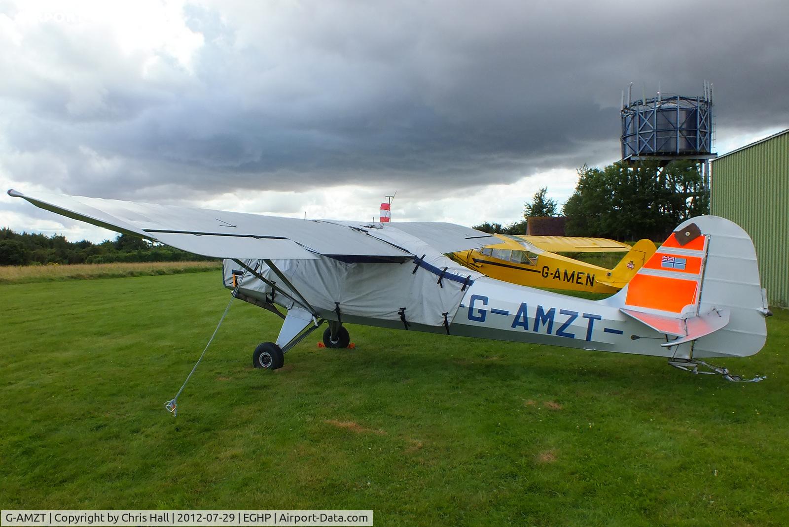 G-AMZT, 1953 Auster J-5F Aiglet Trainer C/N 3107, at Popham Airfield, Hampshire