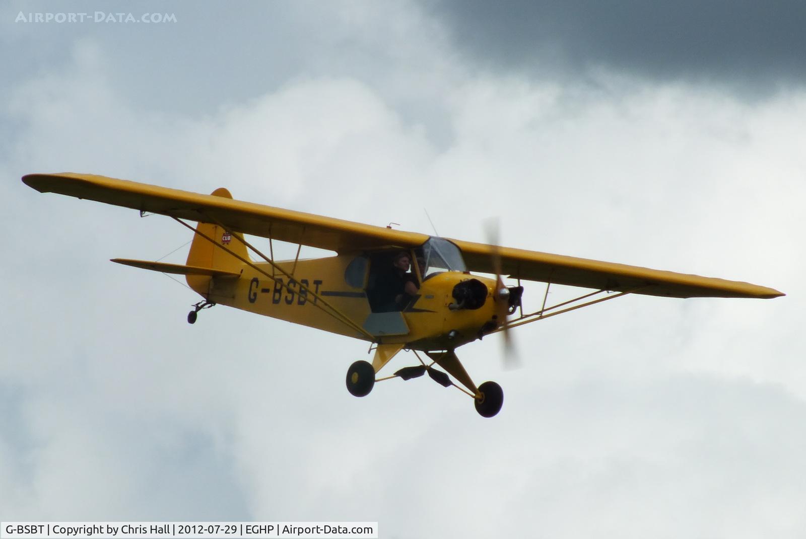 G-BSBT, 1946 Piper J3C-65 Cub Cub C/N 17712, at Popham Airfield, Hampshire