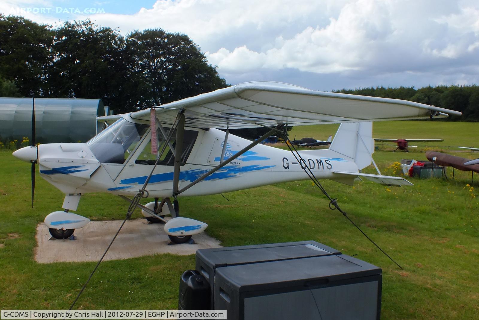 G-CDMS, 2005 Comco Ikarus C42 FB80 C/N 0506-6689, at Popham Airfield, Hampshire