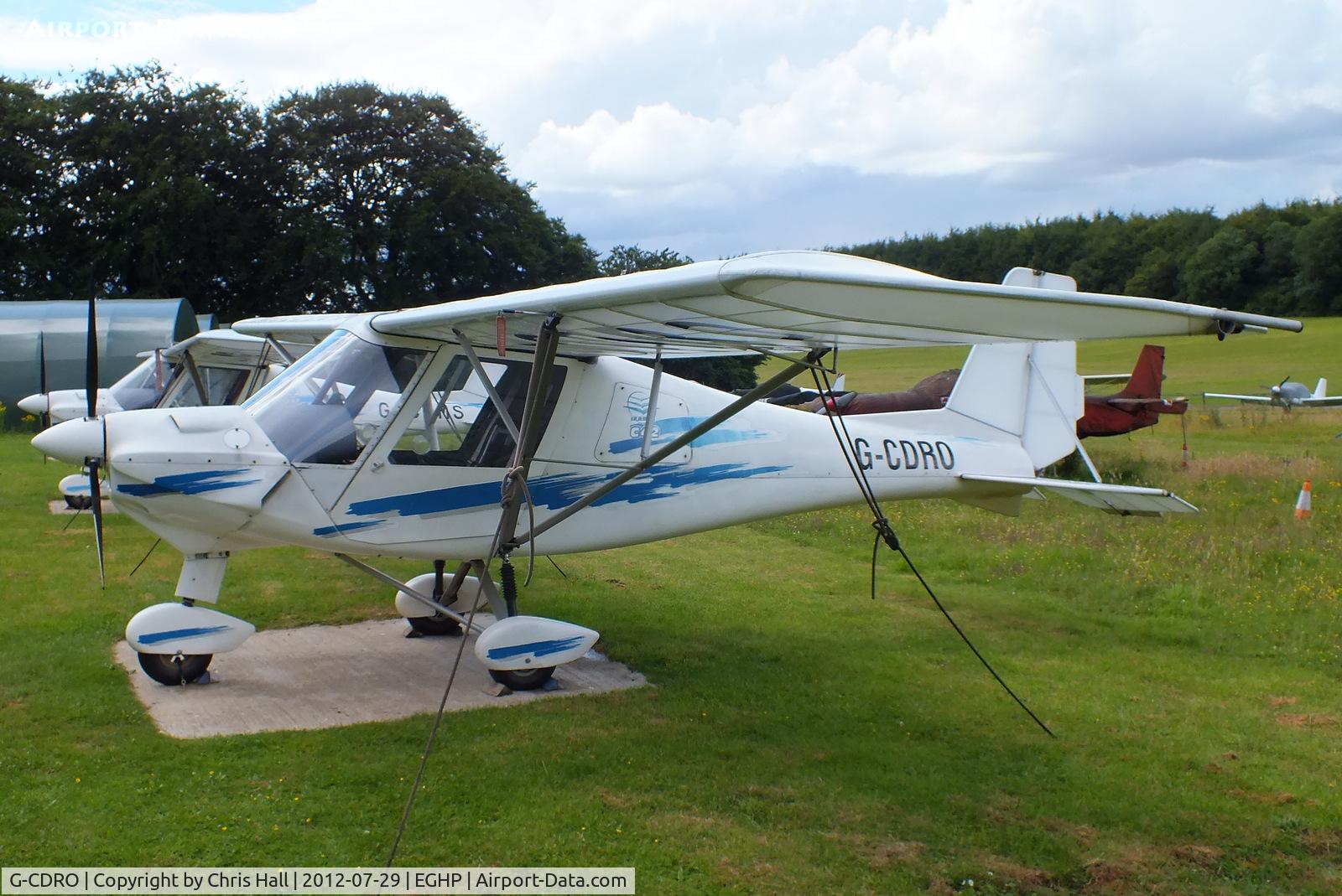 G-CDRO, 2005 Comco Ikarus C42 FB80 C/N 0507-6750, at Popham Airfield, Hampshire