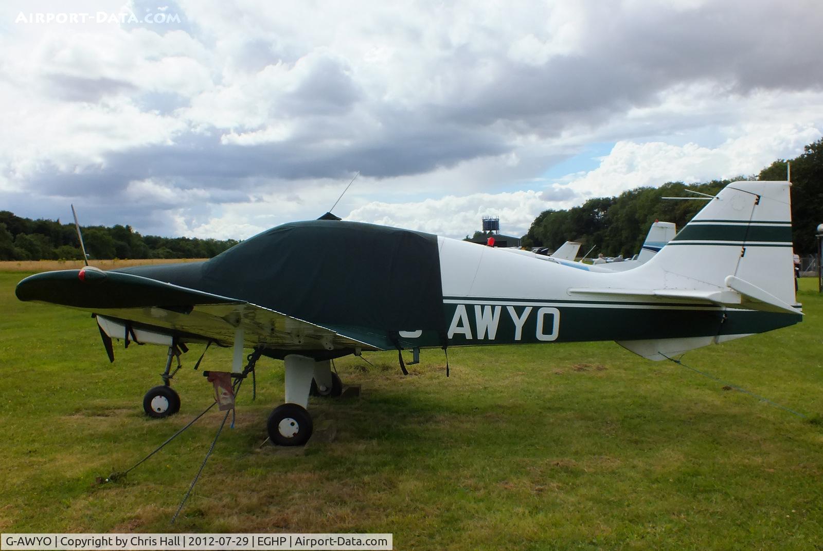 G-AWYO, 1969 Beagle B-121 Pup Series 1 (Pup 100) C/N B121-041, at Popham Airfield, Hampshire