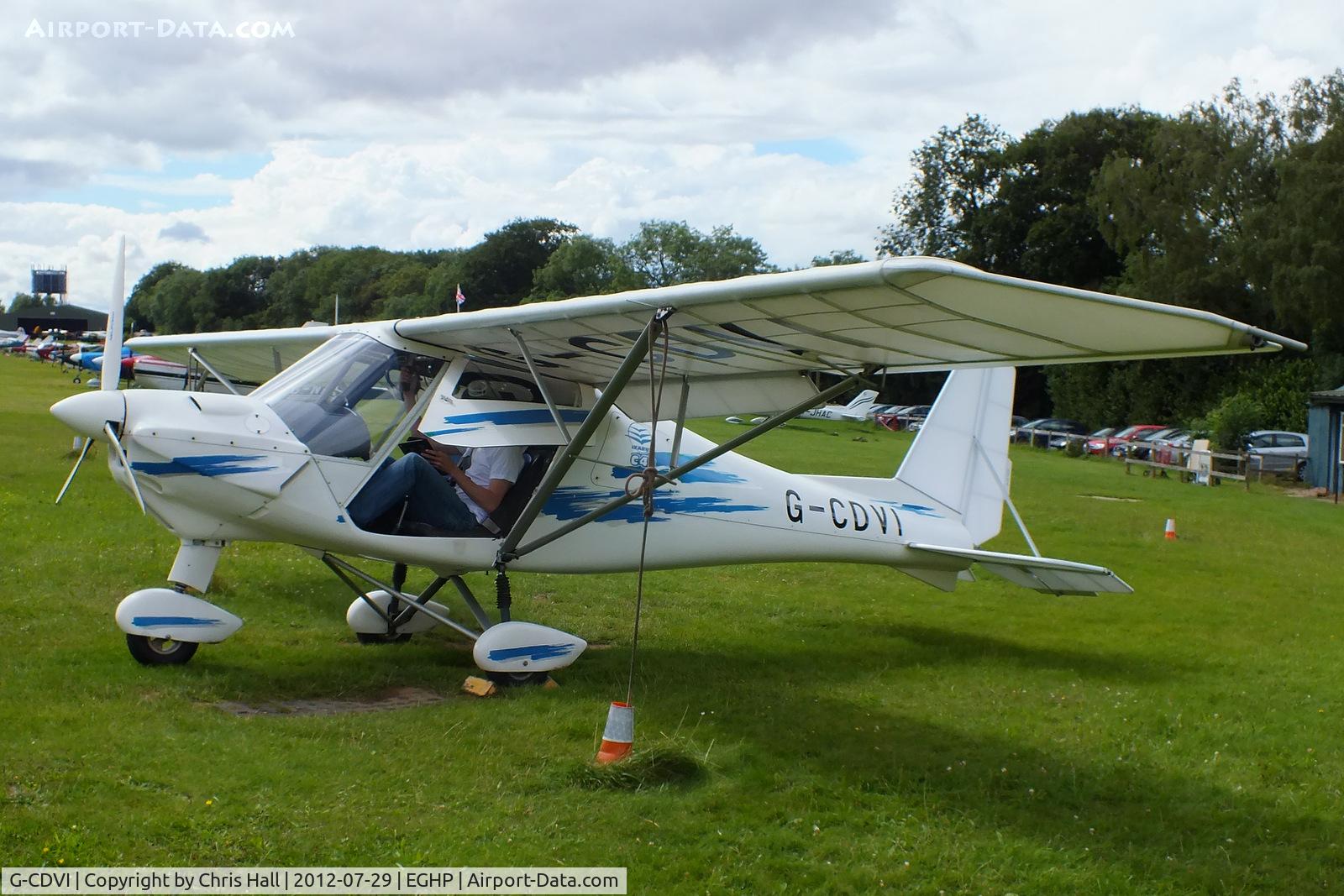 G-CDVI, 2006 Comco Ikarus C42 FB80 C/N 0602-6794, at Popham Airfield, Hampshire