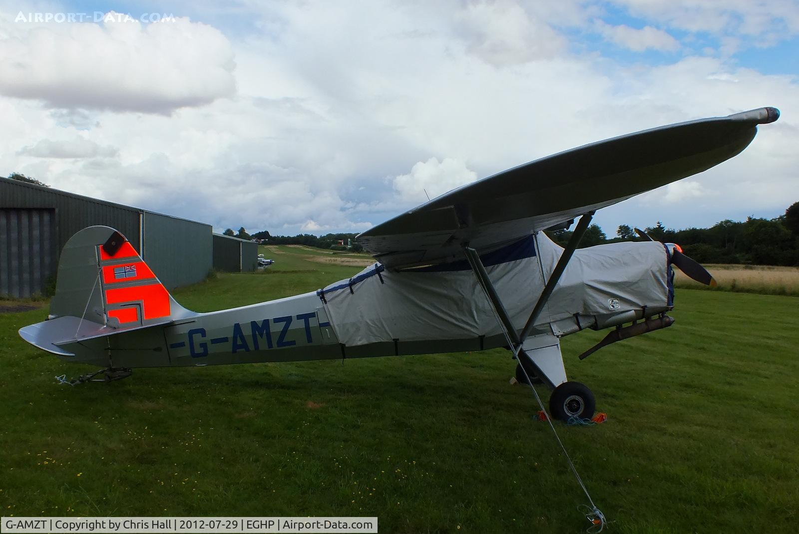 G-AMZT, 1953 Auster J-5F Aiglet Trainer C/N 3107, at Popham Airfield, Hampshire