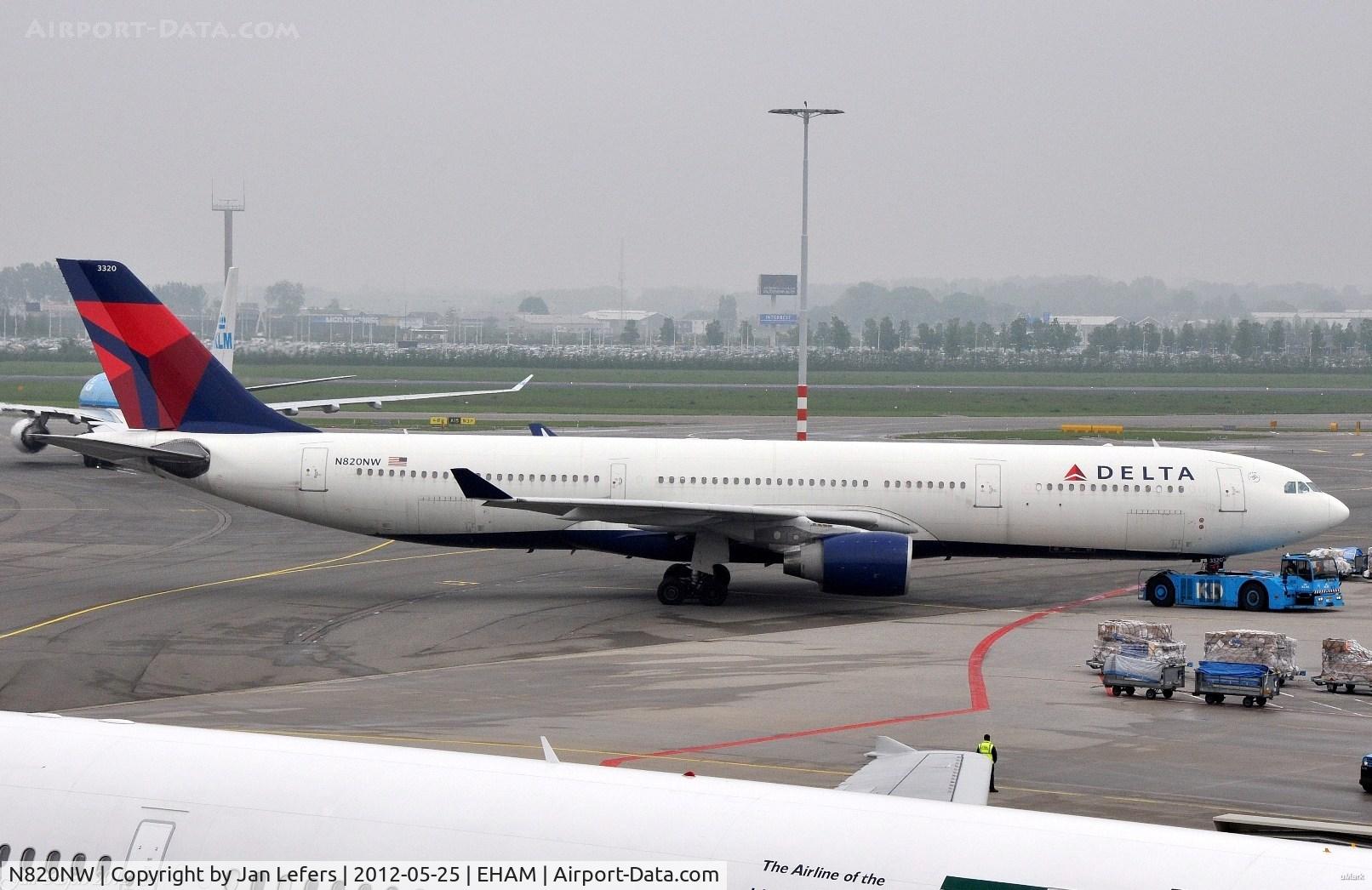 N820NW, 2007 Airbus A330-323 C/N 0859, DELTA
