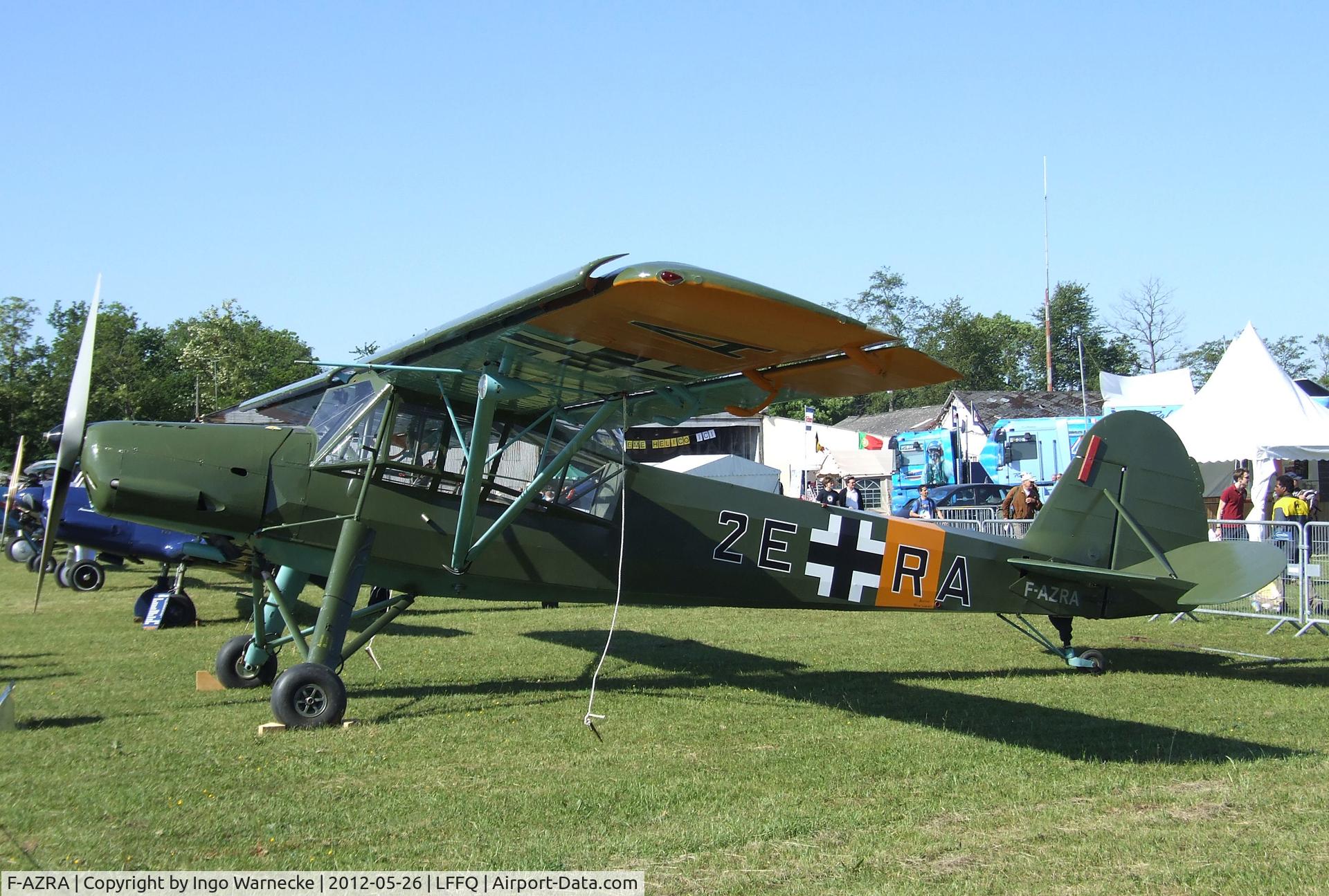 F-AZRA, Fieseler Fi-156C-3 Storch C/N 2039, Fieseler Fi 156C-3 Storch at the Meeting Aerien 2012, La-Ferte-Alais