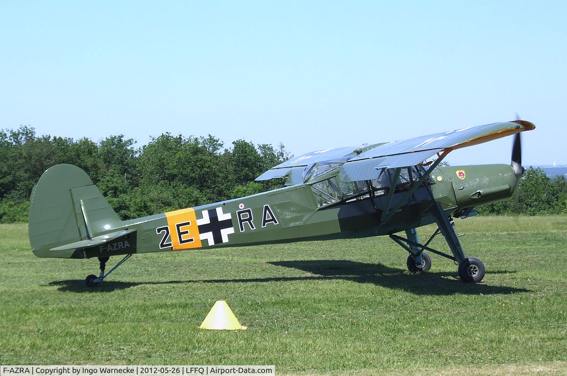 F-AZRA, Fieseler Fi-156C-3 Storch C/N 2039, Fieseler Fi 156C-3 Storch at the Meeting Aerien 2012, La-Ferte-Alais