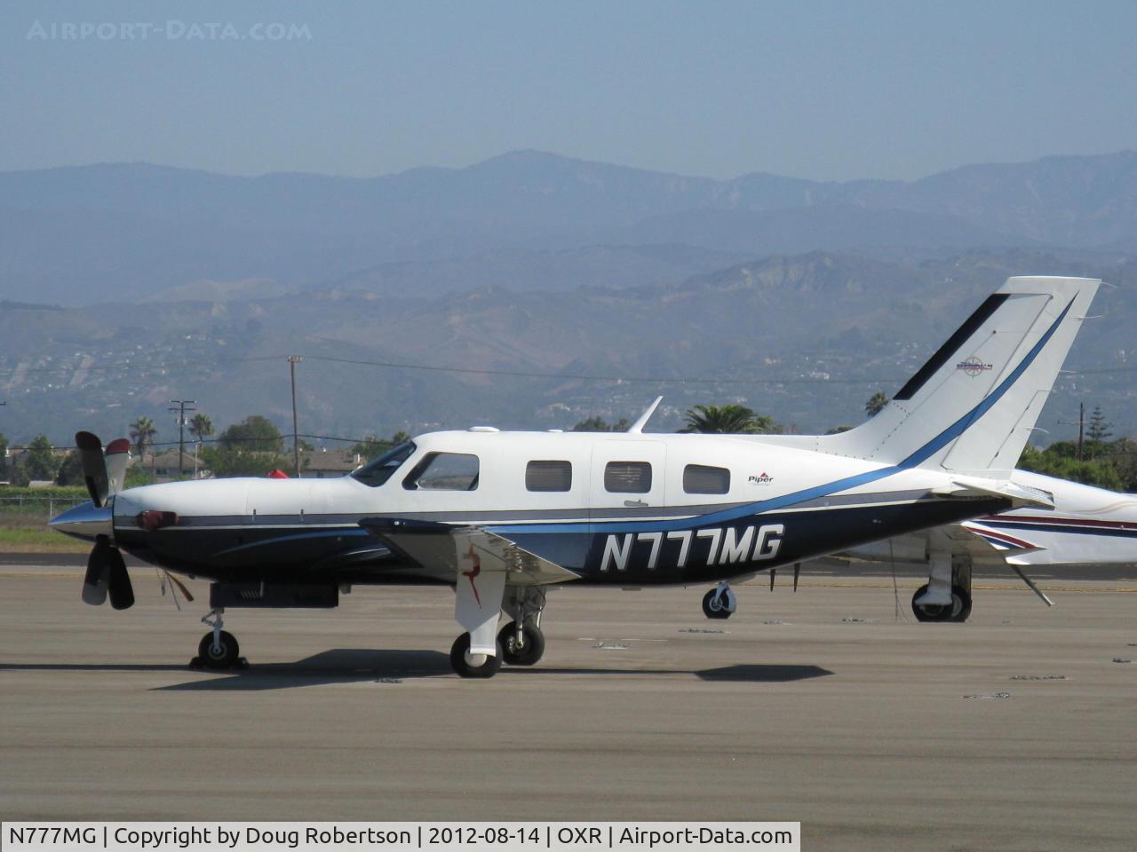 N777MG, Piper PA-46-500TP C/N 4697066, 2003 Piper PA-46-500TP MALIBU MERIDIAN, one P&W(C)PT6A-42A turboprop flat rated at 500 shp continuous, Hartzell 4-blade CS rev. pitch prop, Pressurized. Max cruise at mid-weight 302 mph.