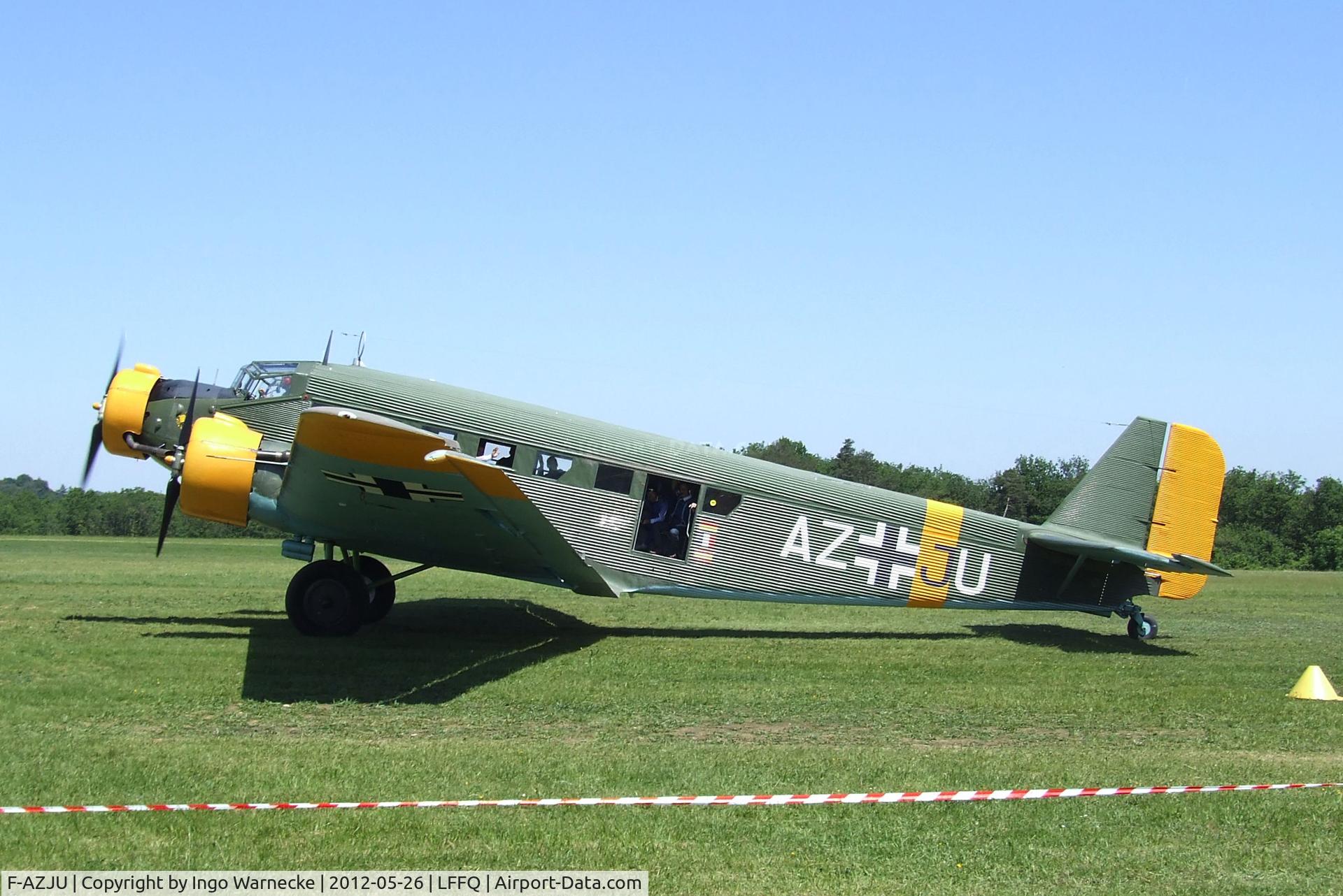 F-AZJU, 1952 Junkers (CASA) 352L (Ju-52) C/N 103, CASA 352L (Junkers Ju 52/3m) at the Meeting Aerien 2012, La-Ferte-Alais