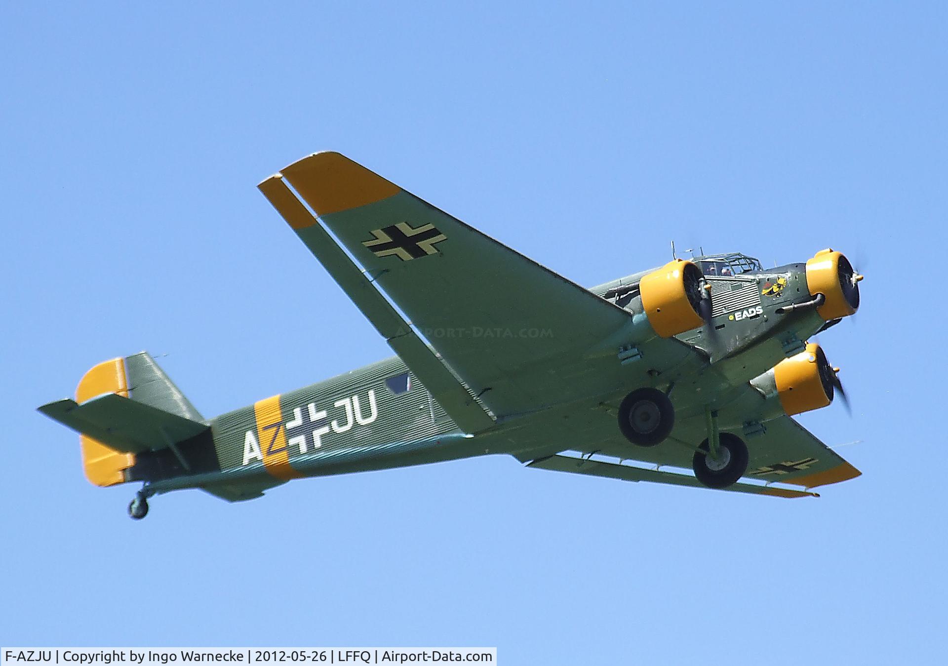 F-AZJU, 1952 Junkers (CASA) 352L (Ju-52) C/N 103, CASA 352L (Junkers Ju 52/3m) at the Meeting Aerien 2012, La-Ferte-Alais