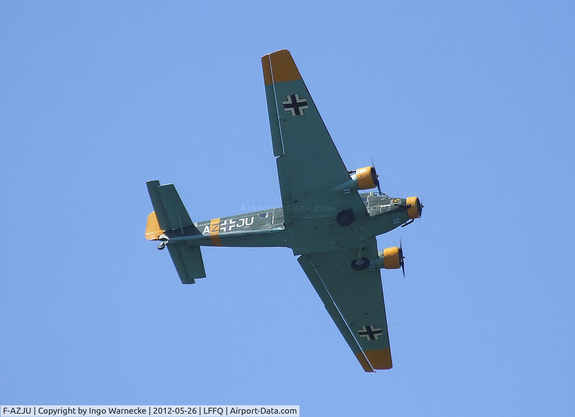 F-AZJU, 1952 Junkers (CASA) 352L (Ju-52) C/N 103, CASA 352L (Junkers Ju 52/3m) at the Meeting Aerien 2012, La-Ferte-Alais
