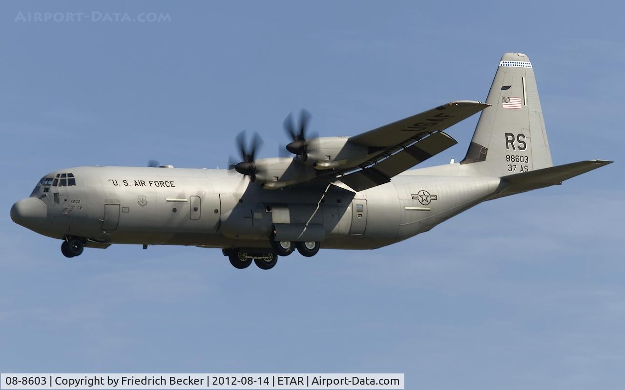 08-8603, 2009 Lockheed Martin C-130J-30 Super Hercules C/N 382-5613, on final RW26