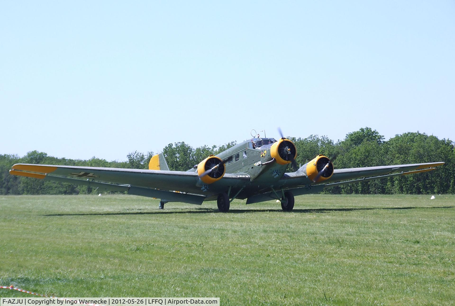 F-AZJU, 1952 Junkers (CASA) 352L (Ju-52) C/N 103, CASA 352L (Junkers Ju 52/3m) at the Meeting Aerien 2012, La-Ferte-Alais