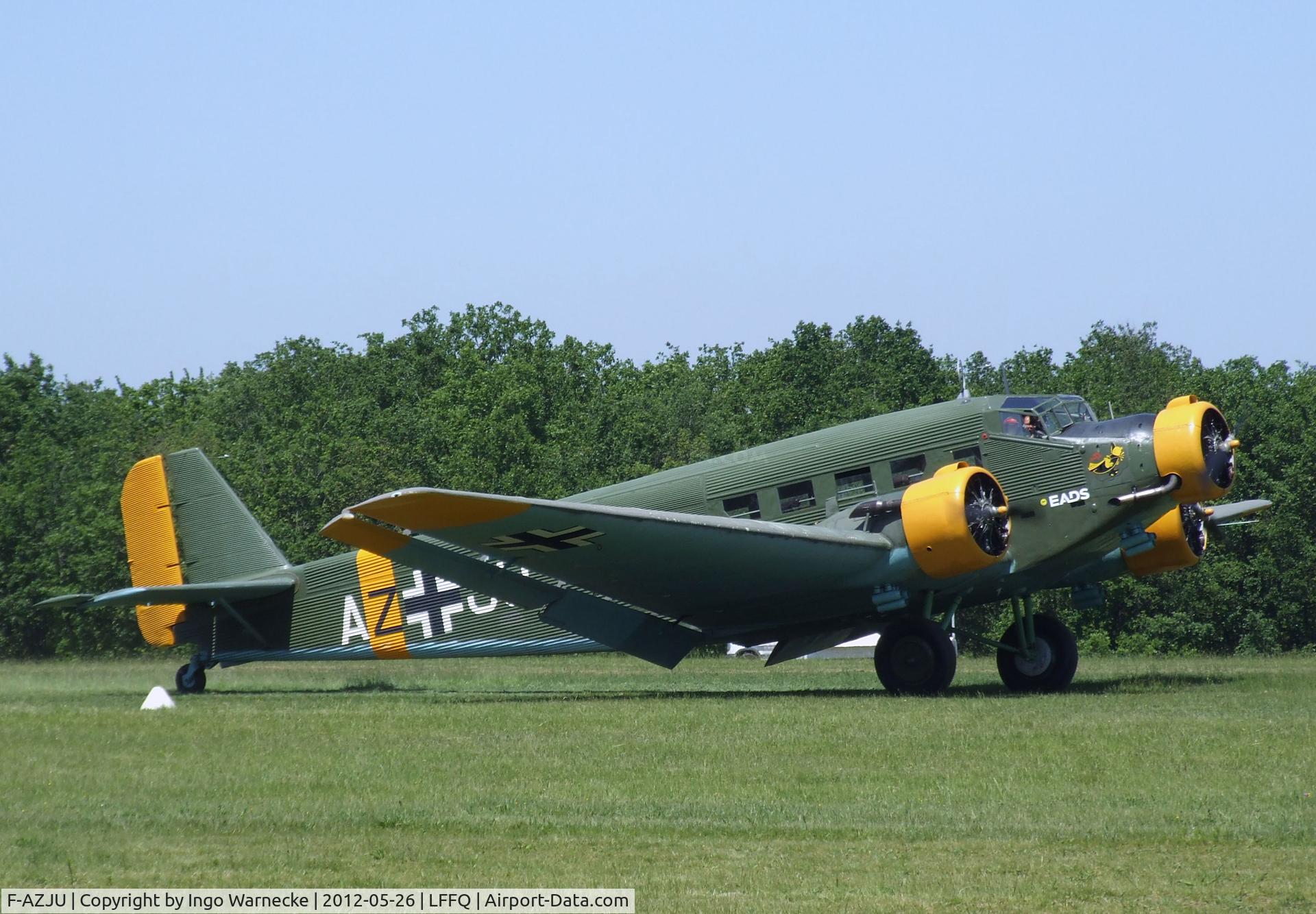 F-AZJU, 1952 Junkers (CASA) 352L (Ju-52) C/N 103, CASA 352L (Junkers Ju 52/3m) at the Meeting Aerien 2012, La-Ferte-Alais