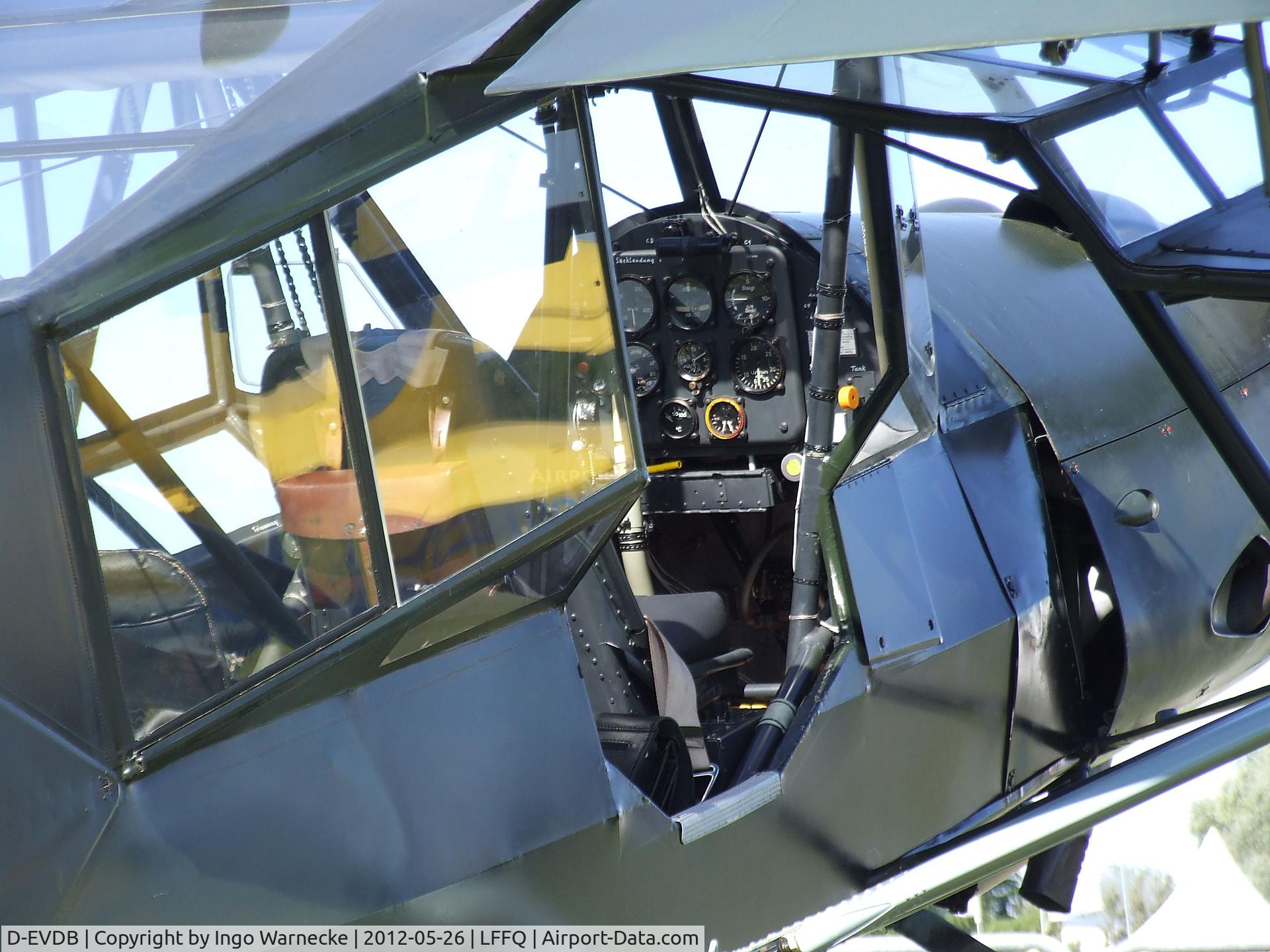 D-EVDB, 1944 Fieseler Fi-156C-7 Storch C/N 2042, Fieseler Fi 156C-7 Storch at the Meeting Aerien 2012, La-Ferte-Alais