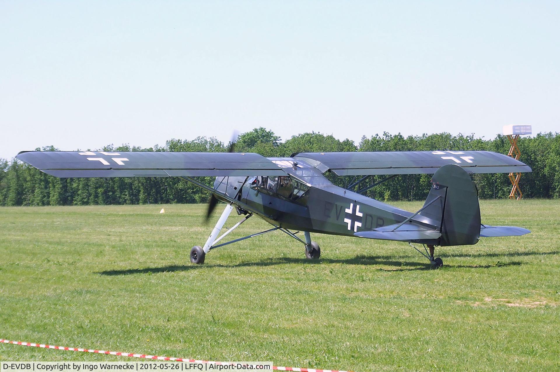 D-EVDB, 1944 Fieseler Fi-156C-7 Storch C/N 2042, Fieseler Fi 156C-7 Storch at the Meeting Aerien 2012, La-Ferte-Alais