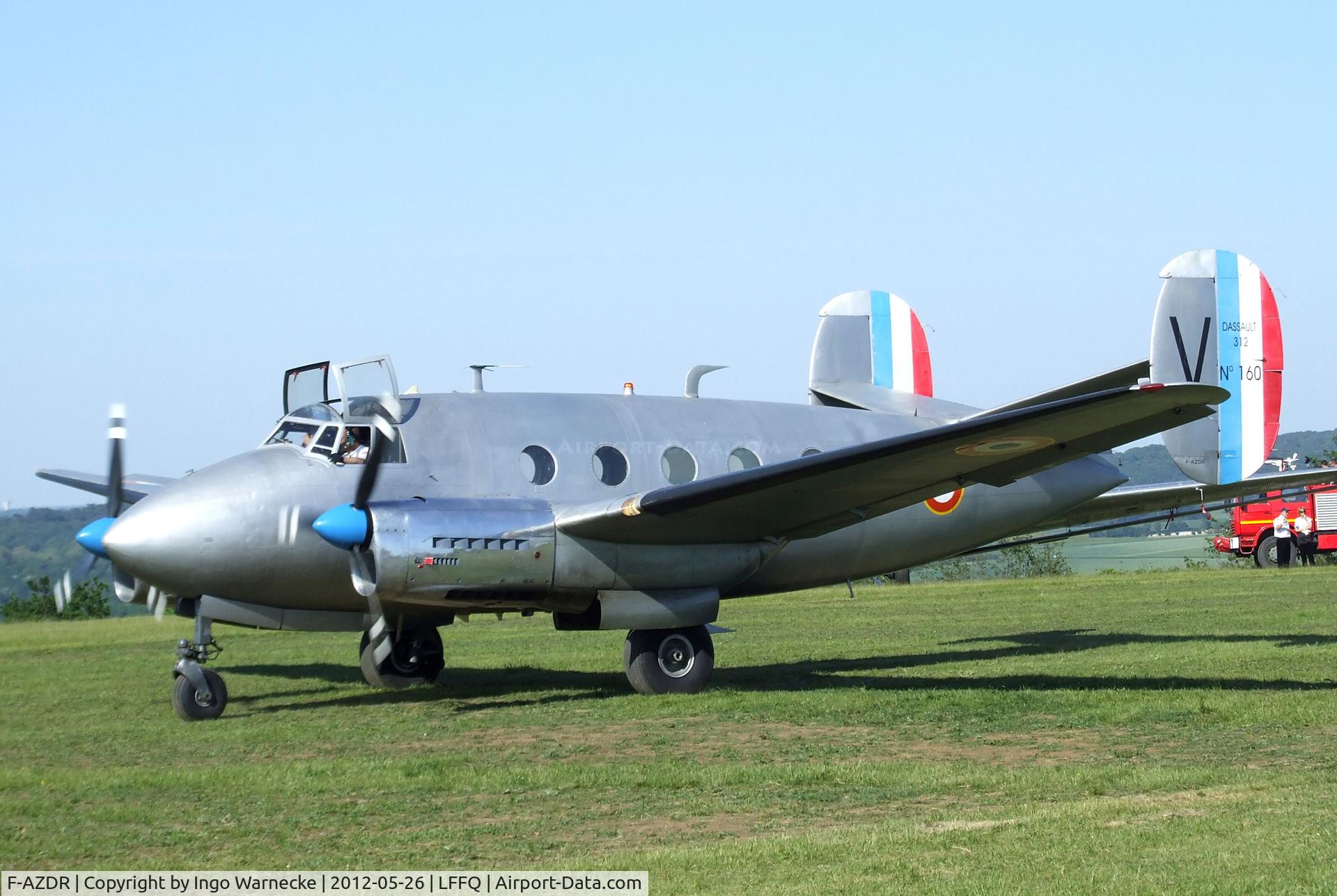 F-AZDR, Dassault MD-312 Flamant C/N 160, Dassault MD.312 Flamant at the Meeting Aerien 2012, La-Ferte-Alais