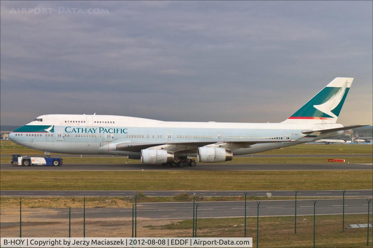 B-HOY, 1991 Boeing 747-467 C/N 25351, Boeing 747-467