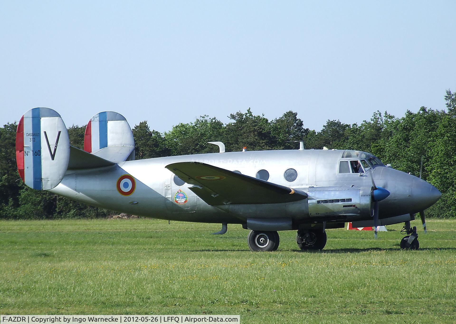F-AZDR, Dassault MD-312 Flamant C/N 160, Dassault MD.312 Flamant at the Meeting Aerien 2012, La-Ferte-Alais