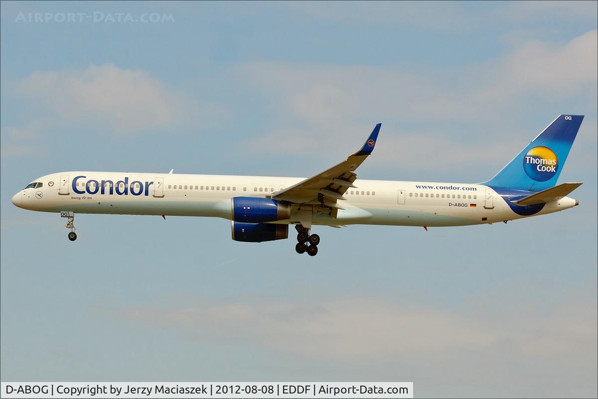 D-ABOG, 1999 Boeing 757-330 C/N 29014, Boeing 757-330