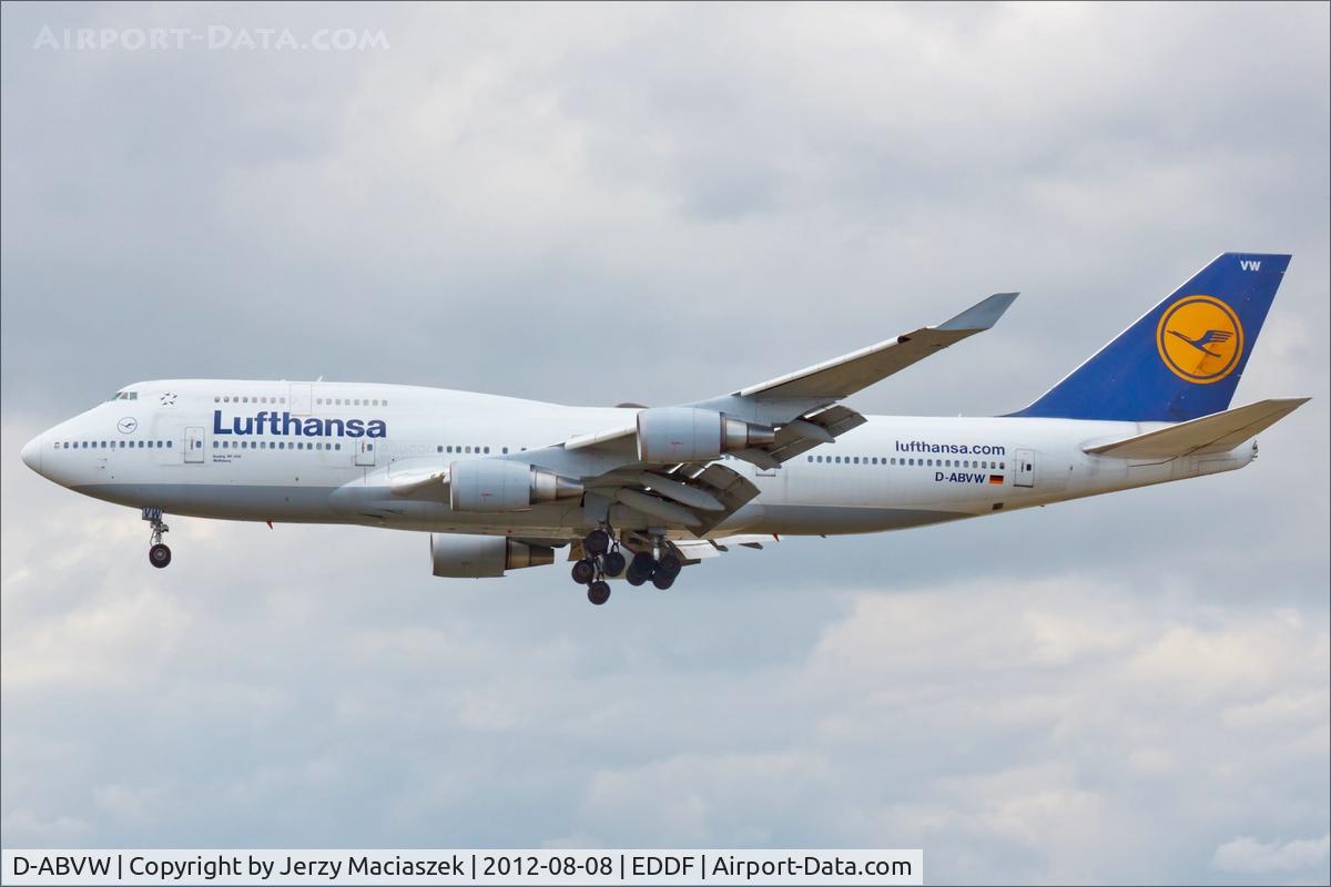 D-ABVW, 1999 Boeing 747-430 C/N 29493, Boeing 747-430,