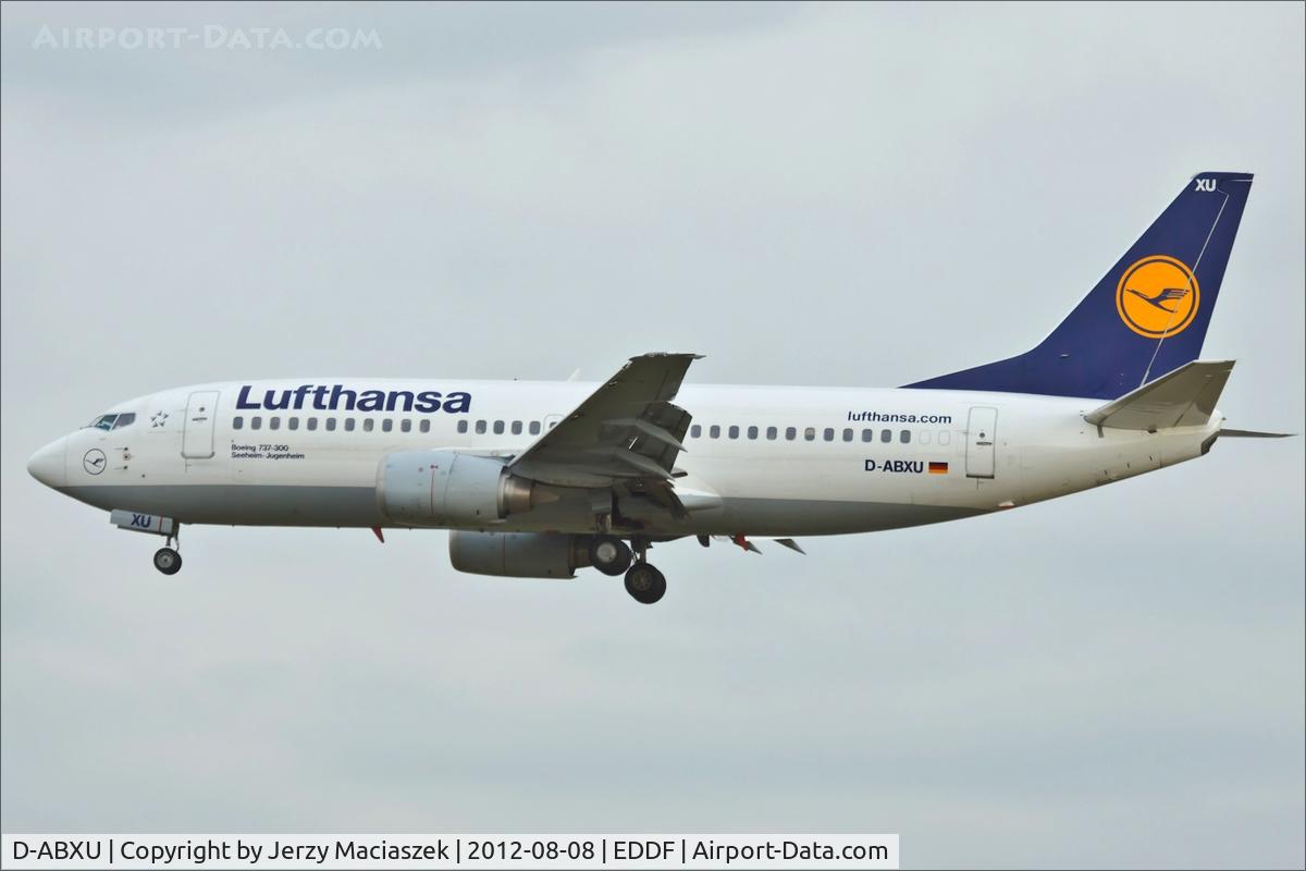 D-ABXU, 1989 Boeing 737-330 C/N 24282, Boeing 737-330