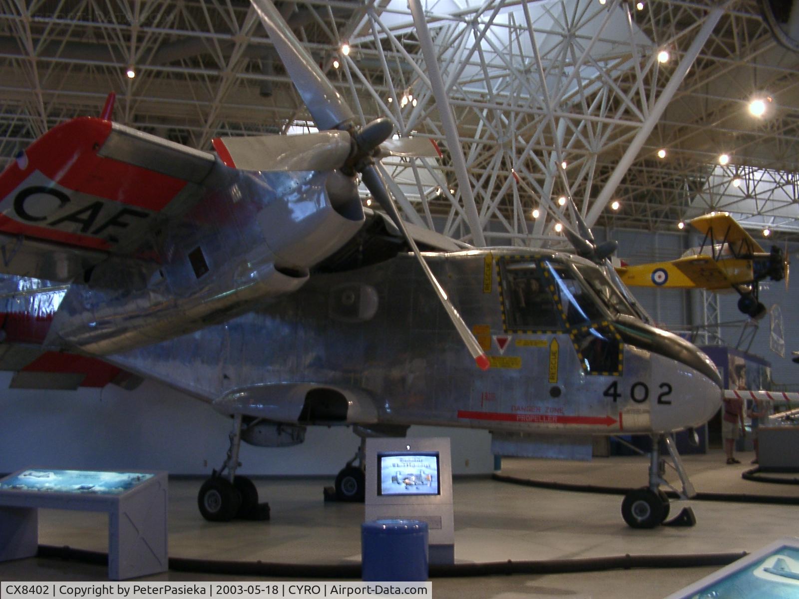 CX8402, 1969 Canadair CL-84-1 Dynavert C/N 3, The Canada National Aviation Museum Collection. Museum is located at the Rockliffe Airport in Ottawa, Ontario.