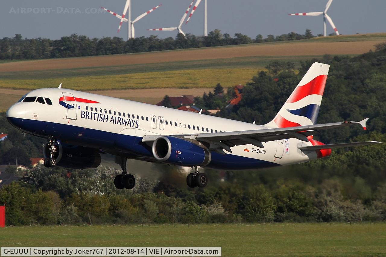 G-EUUU, 2008 Airbus A320-232 C/N 3351, British Airways