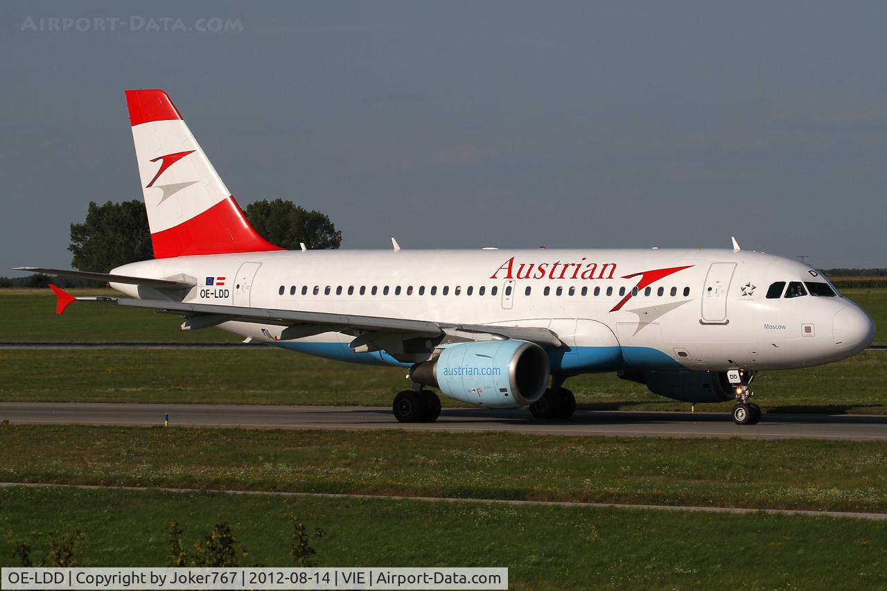 OE-LDD, 2005 Airbus A319-112 C/N 2416, Austrian Airlines