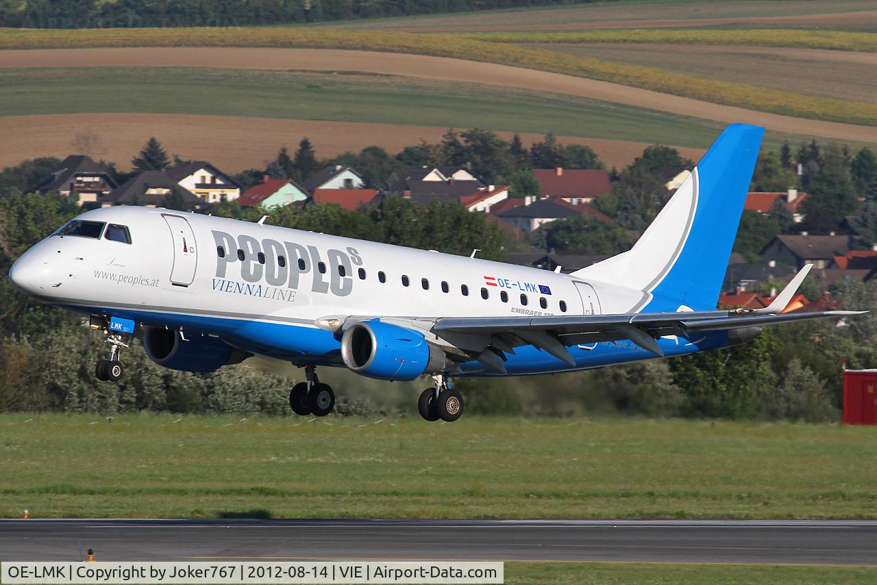 OE-LMK, 2006 Embraer 170LR (ERJ-170-100LR) C/N 17000150, People's Viennaline