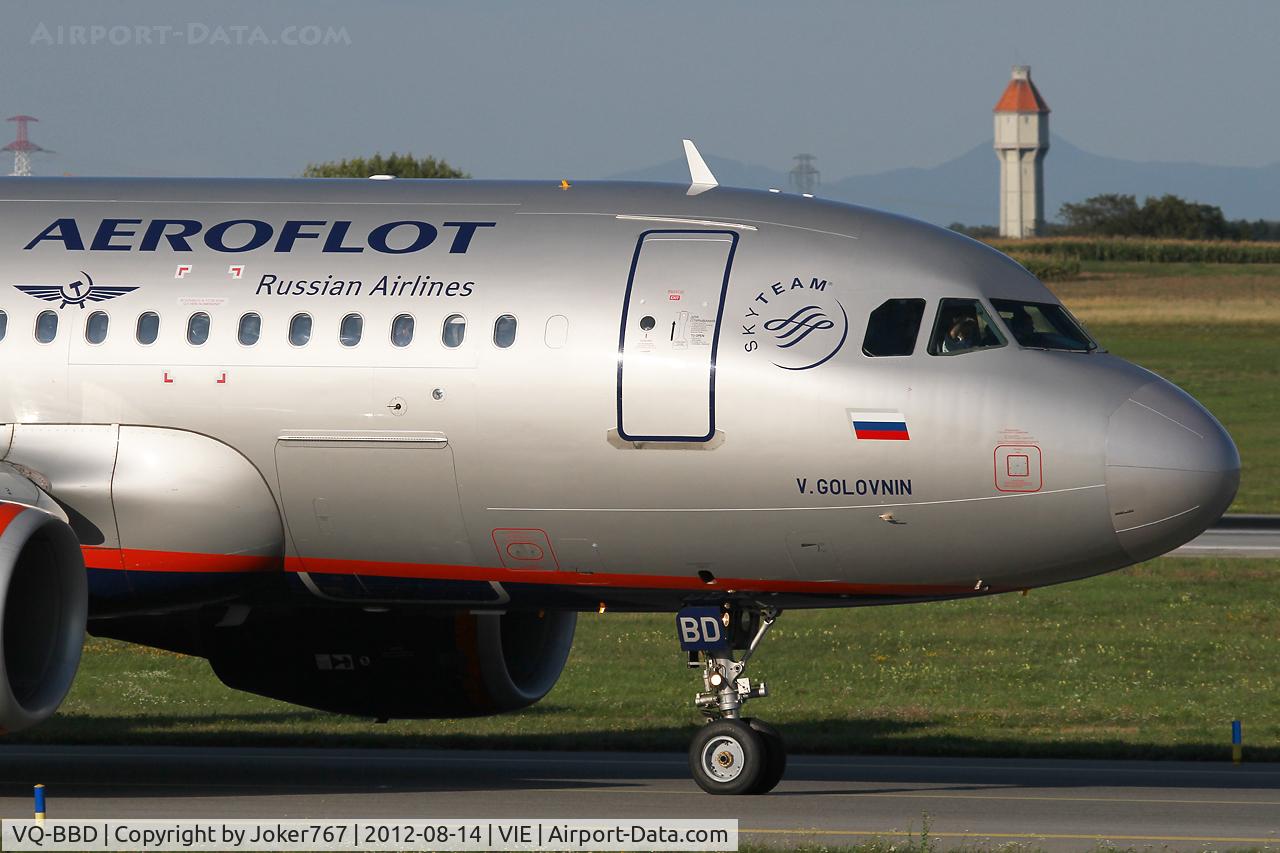 VQ-BBD, 2009 Airbus A319-111 C/N 3838, Aeroflot
