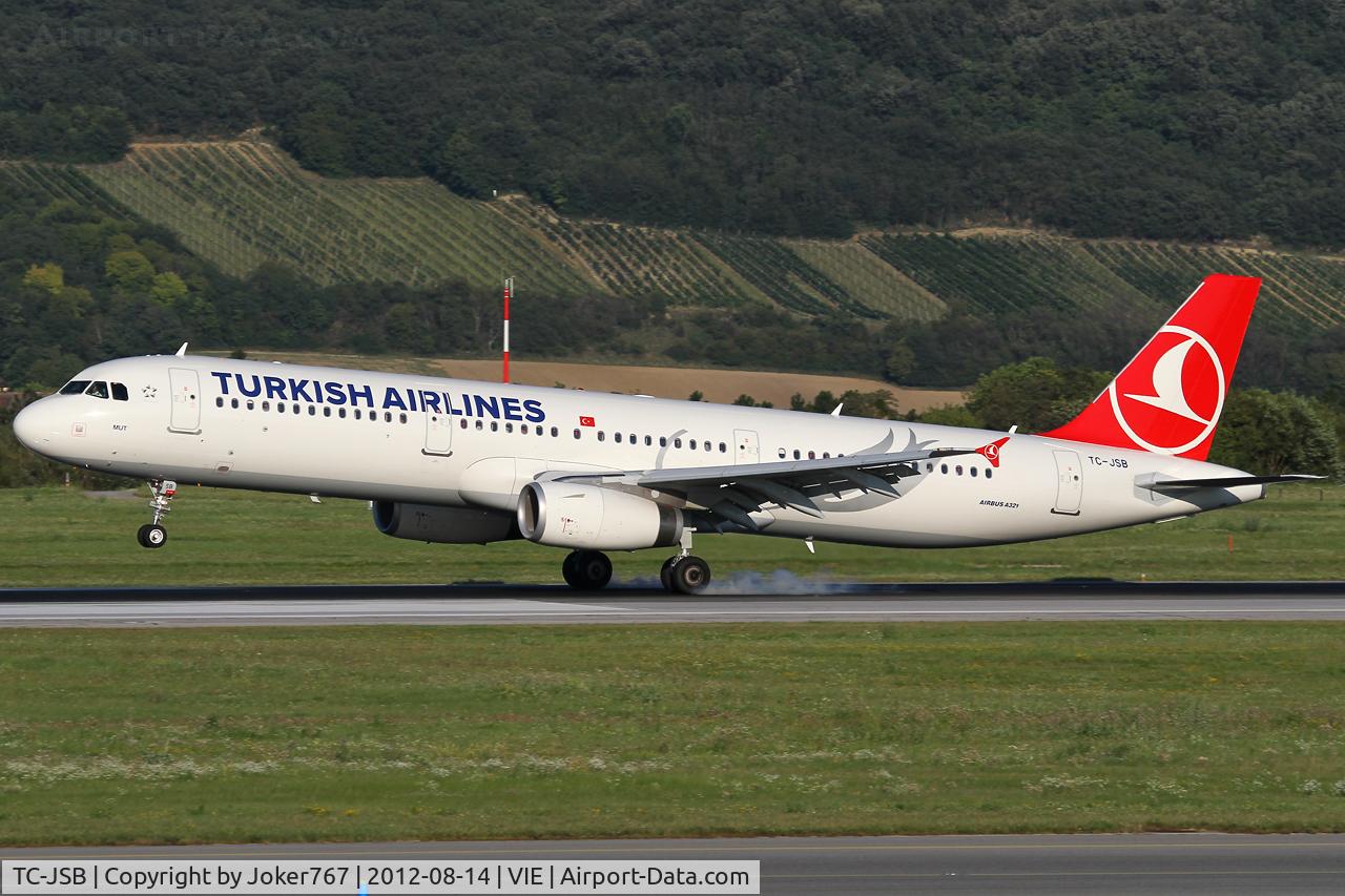 TC-JSB, 2012 Airbus A321-231 C/N 5205, Turkish Airlines