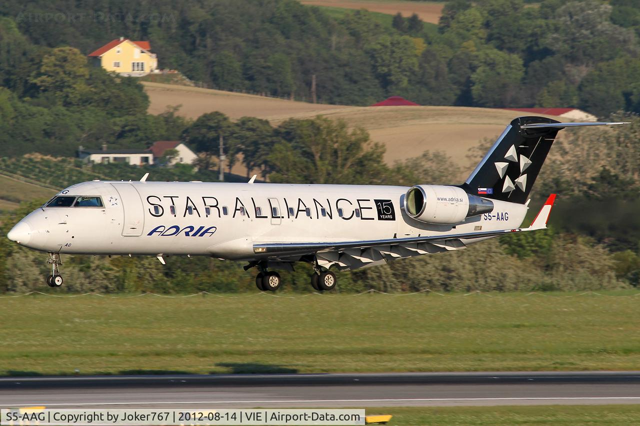 S5-AAG, 2000 Canadair CRJ-200LR (CL-600-2B19) C/N 7384, Adria Airways