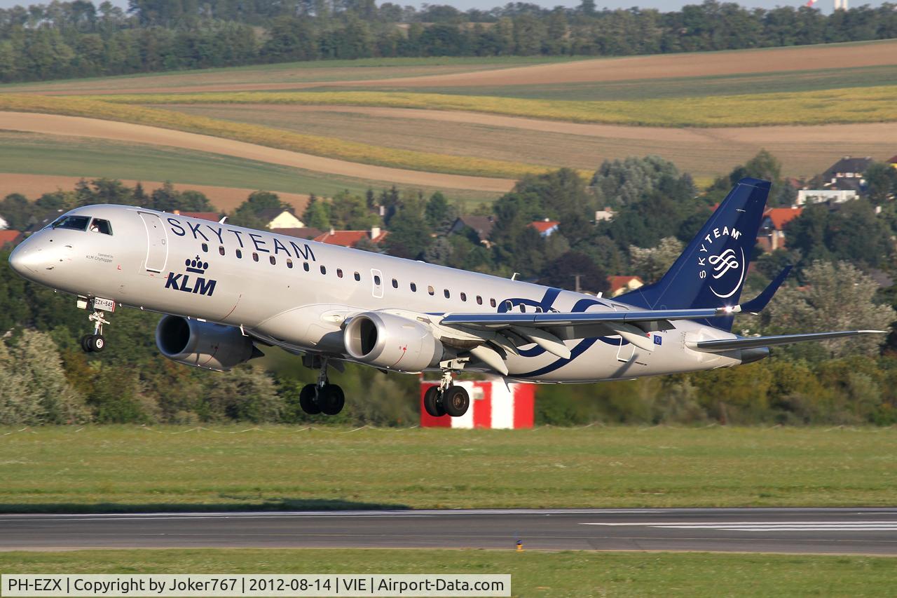 PH-EZX, 2012 Embraer 190LR (ERJ-190-100LR) C/N 19000545, KLM - Royal Dutch Airlines