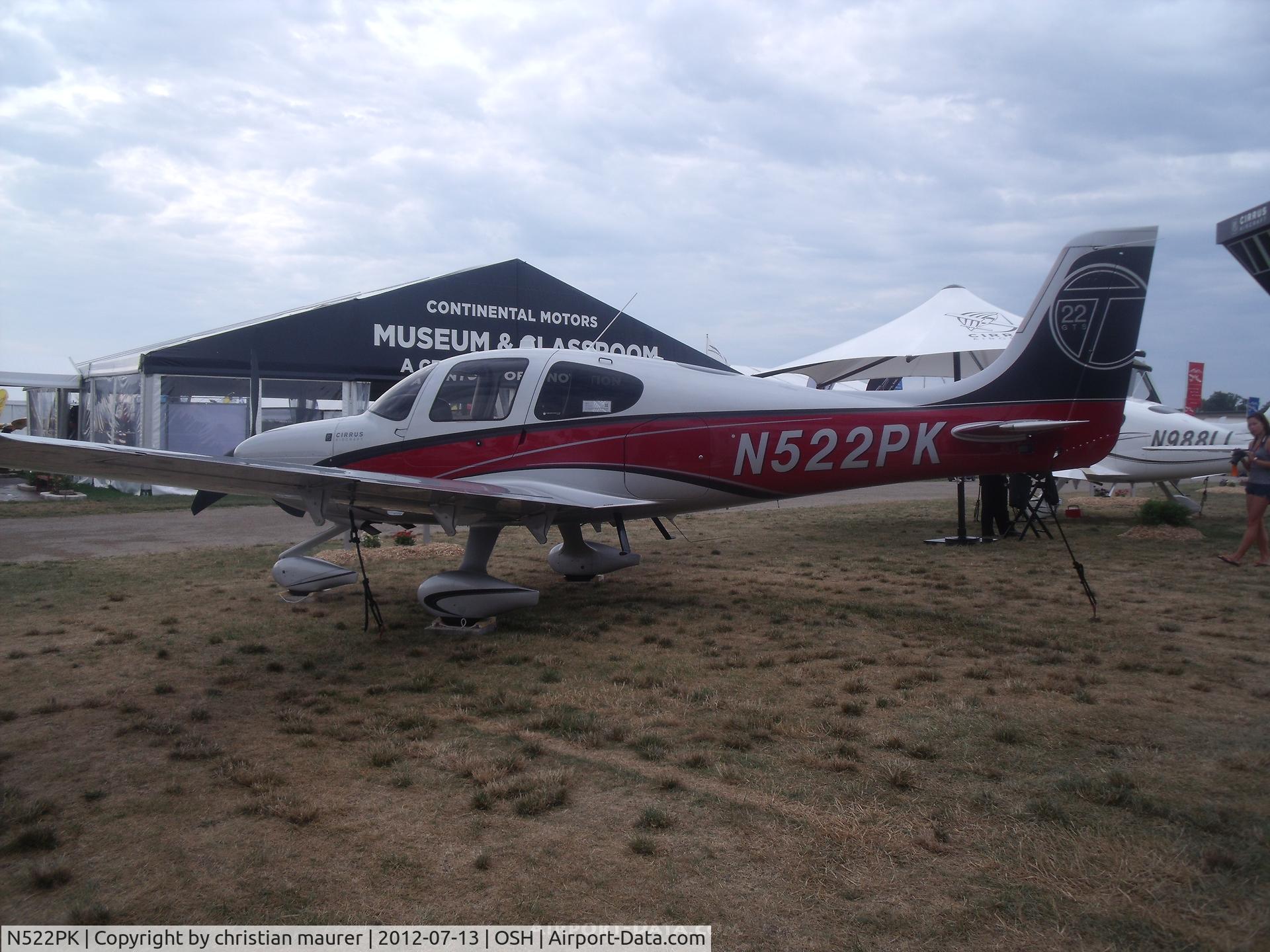 N522PK, 2012 Cirrus SR22T C/N 0321, sr22